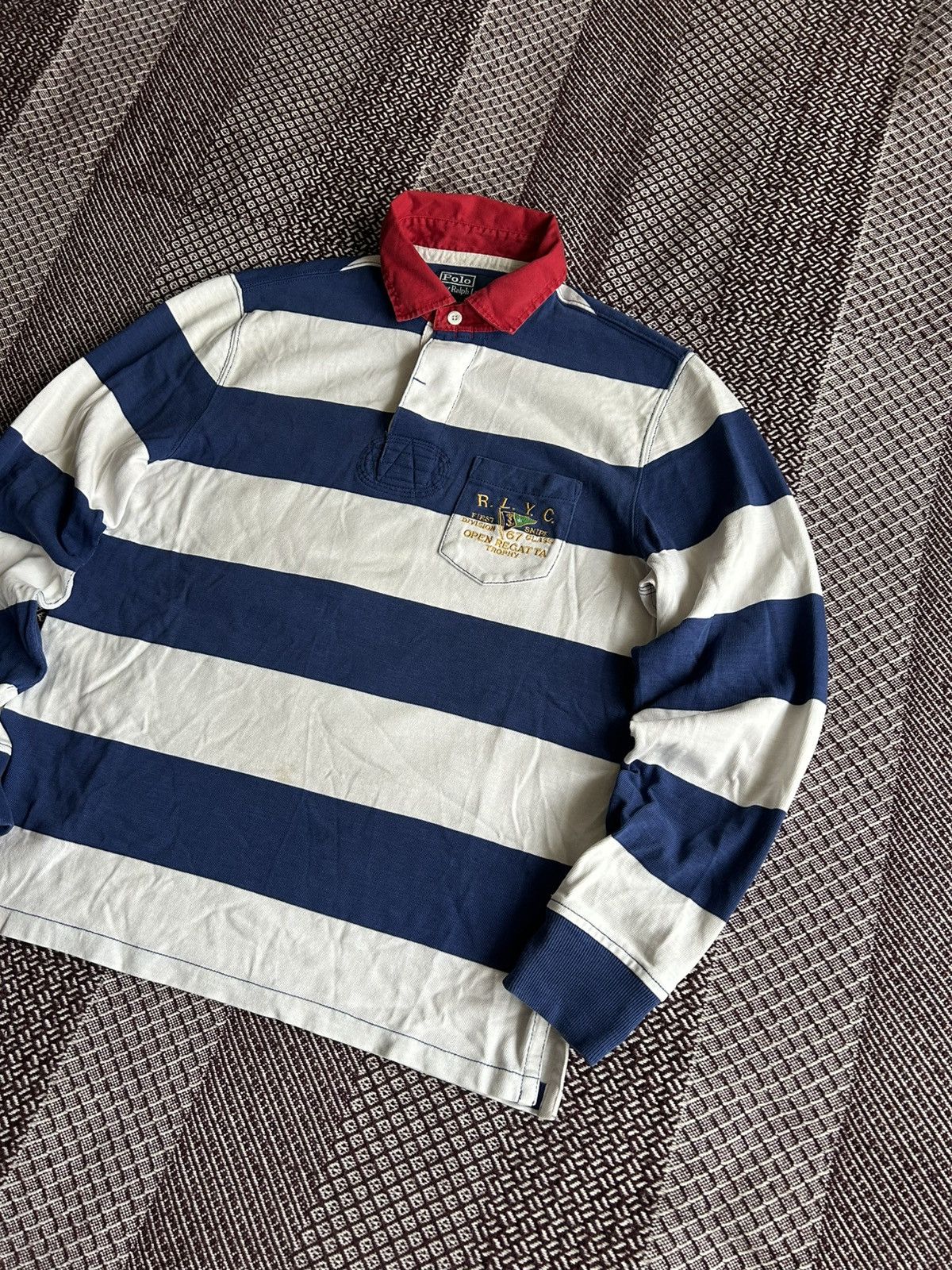 Polo Ralph Lauren Vintage Polo Ralph Lauren Custom Fit Long Sleeve Rare Size S Size US S / EU 44-46 / 1 - 2 Thumbnail