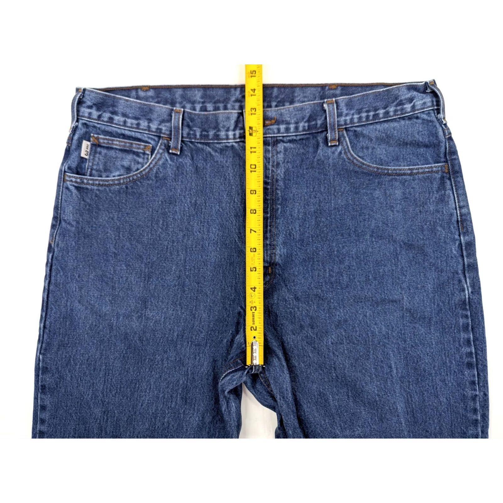 Carhartt Carhartt FR Fire Resistant Straight Leg Blue Jeans Men 38x32.5 Blue Denim 5-Pocket Logo USA Carhartt Pants Regular Straight Mens Jeans Size US 38 / EU 54 - 4 Thumbnail