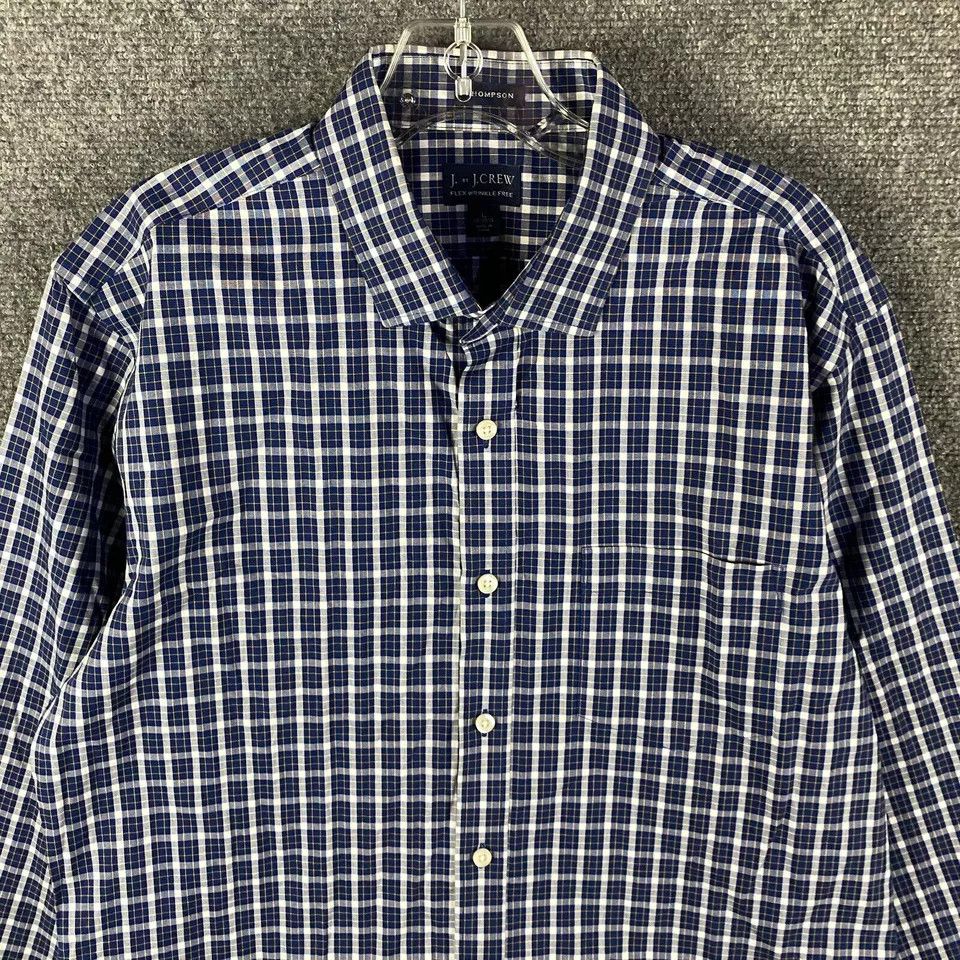 J.Crew J Crew Shirt Men's Large Thompson Button Up Plaid 16-16.5 Size US L / EU 52-54 / 3 - 2 Thumbnail