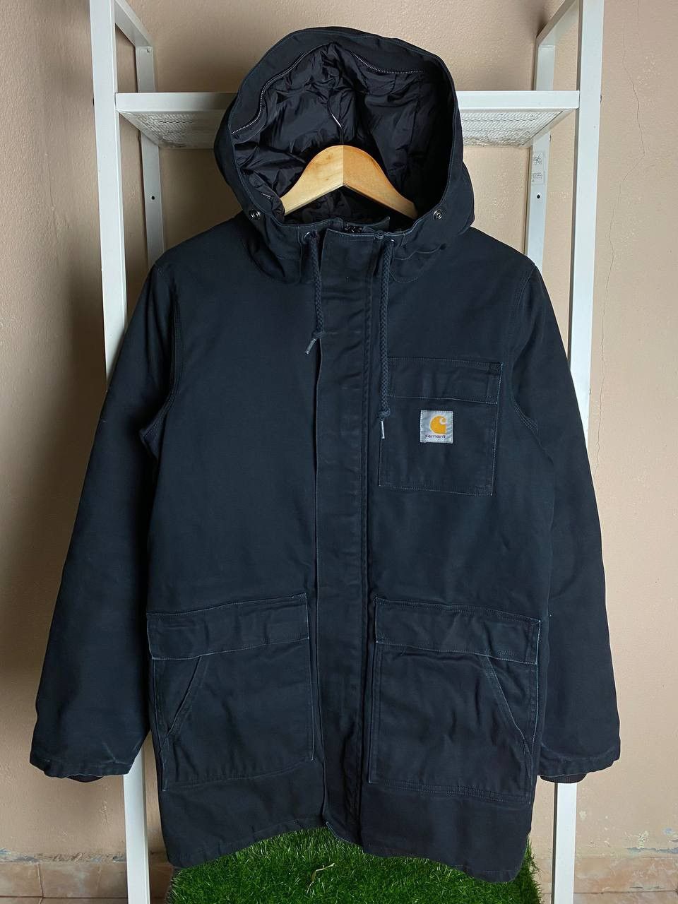 Carhartt × Carhartt Wip Carhartt Siberian Parka Hooded Canvas Jacket (PIT 21) Size US XS / EU 42 / 0 - 7 Thumbnail