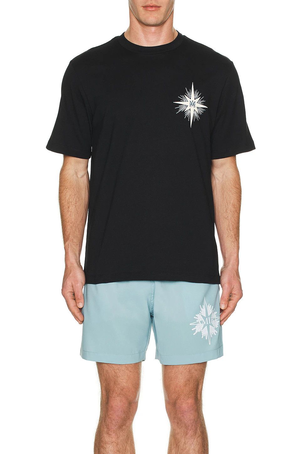 Amiri o1orln0426 Starburst T-Shirt in Black Size US S / EU 44-46 / 1 - 3 Thumbnail