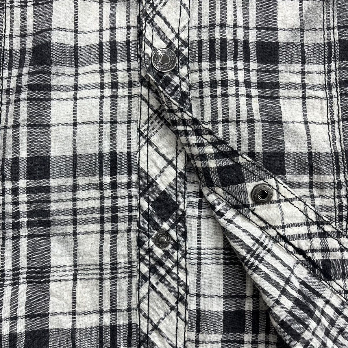 In The Attic 2000s In The Attic Plaid Grunge Gothic Punk Lgb Style Shirt Size US L / EU 52-54 / 3 - 11 Thumbnail