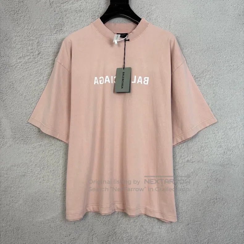 Balenciaga Balenciaga Logo Letter Printed Short Sleeve T-Shirt Size US S / EU 44-46 / 1 - 1 Thumbnail