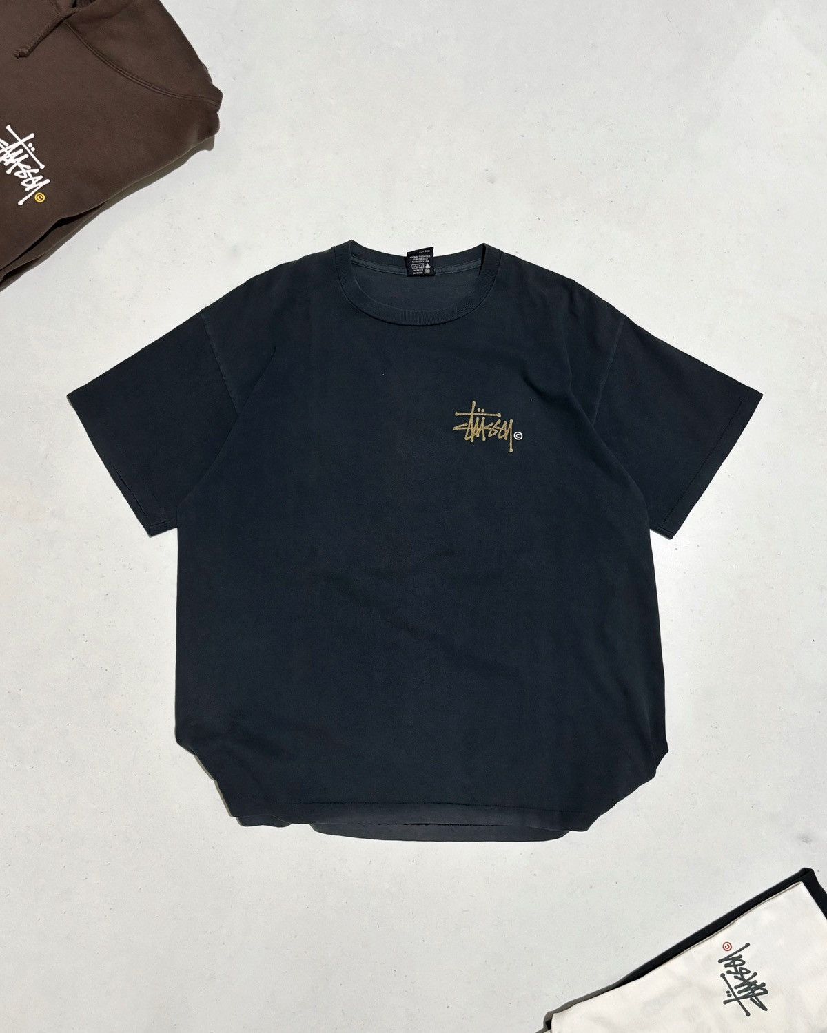 Stussy Vintage Stussy Basic Tee Size US XL / EU 56 / 4 - 1 Thumbnail