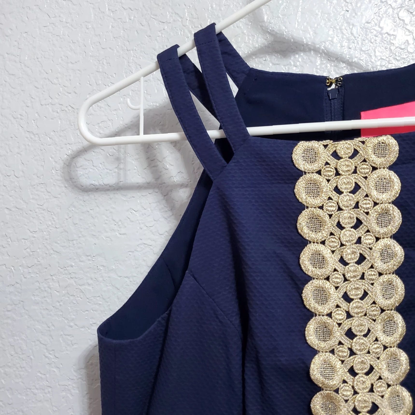 VINTAGE Lilly Pulitzer Pearl Stretch Shift Dress Women 8 True Navy Gold  Wedding Resort Shift Womens 8 Navy Gold Wedding Resort - crrs.pl