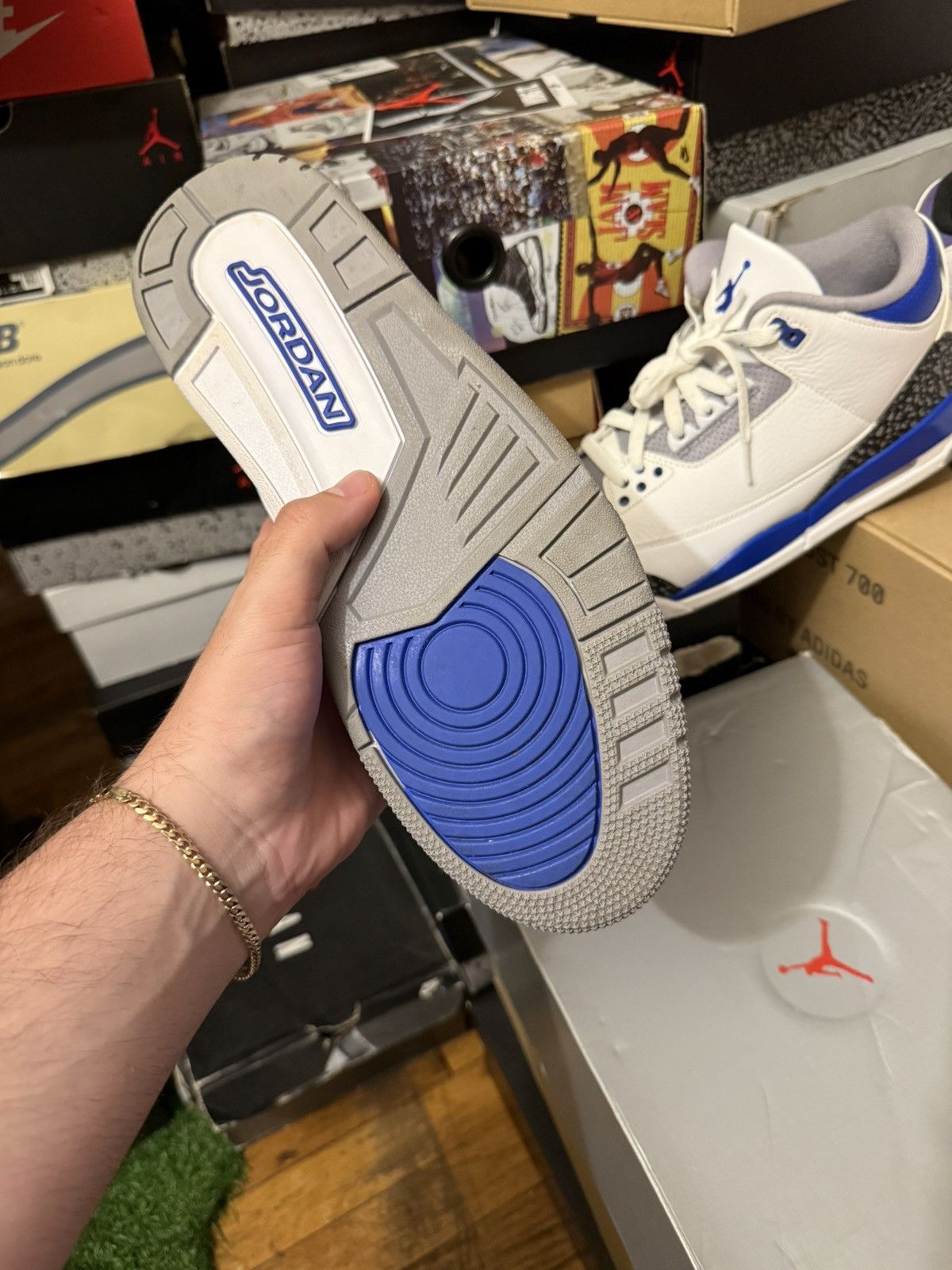 Jordan Brand Jordan retro 3 Racer blue size 11.5 Size US 11.5 / EU 44-45 - 4 Thumbnail