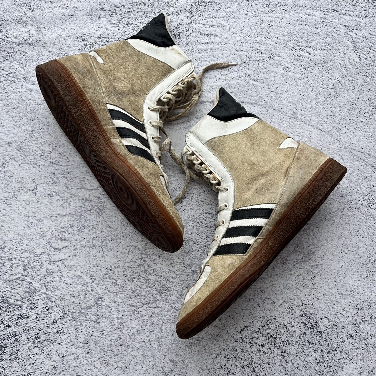 Adidas × Vintage vintage 80's Adidas Adimed Stabil Leather Men's Sneakers Size US 12 / EU 45 - 3 Thumbnail