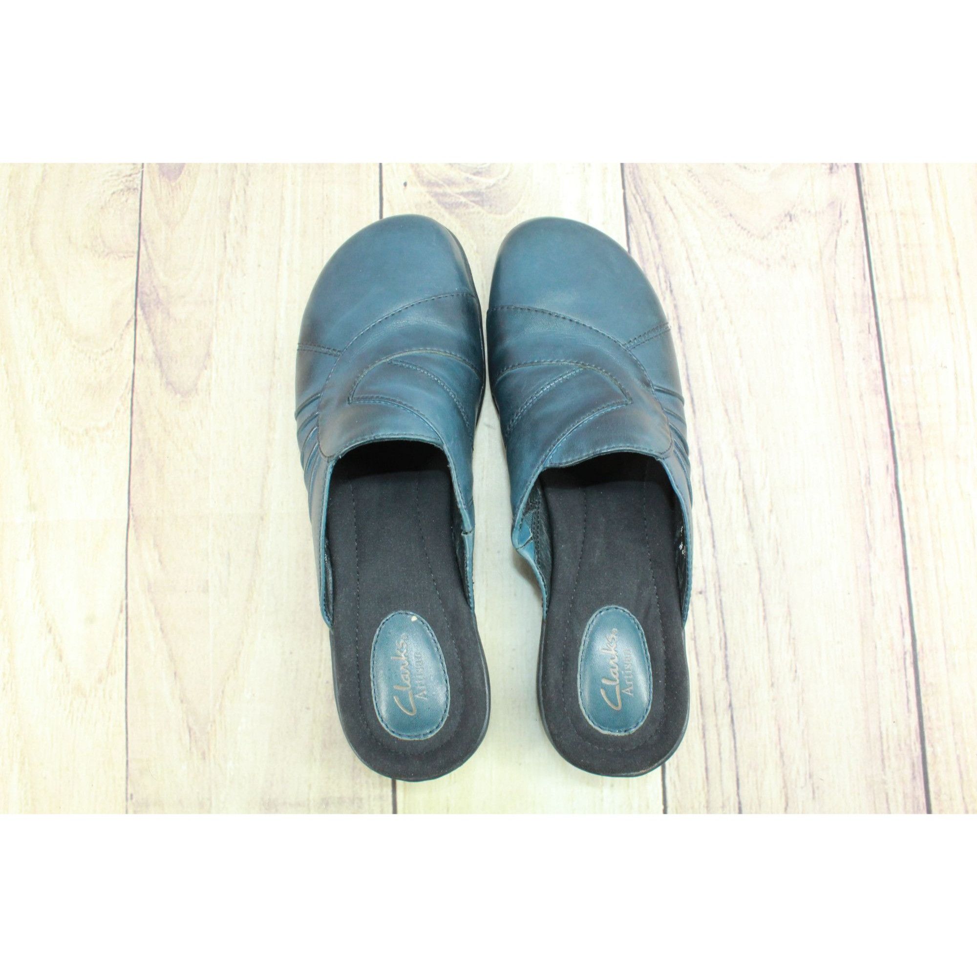 Clarks Clarks Artisan Pleated Leather Slip On Comfort Casual Mules Size US 9 / IT 39 - 7 Thumbnail