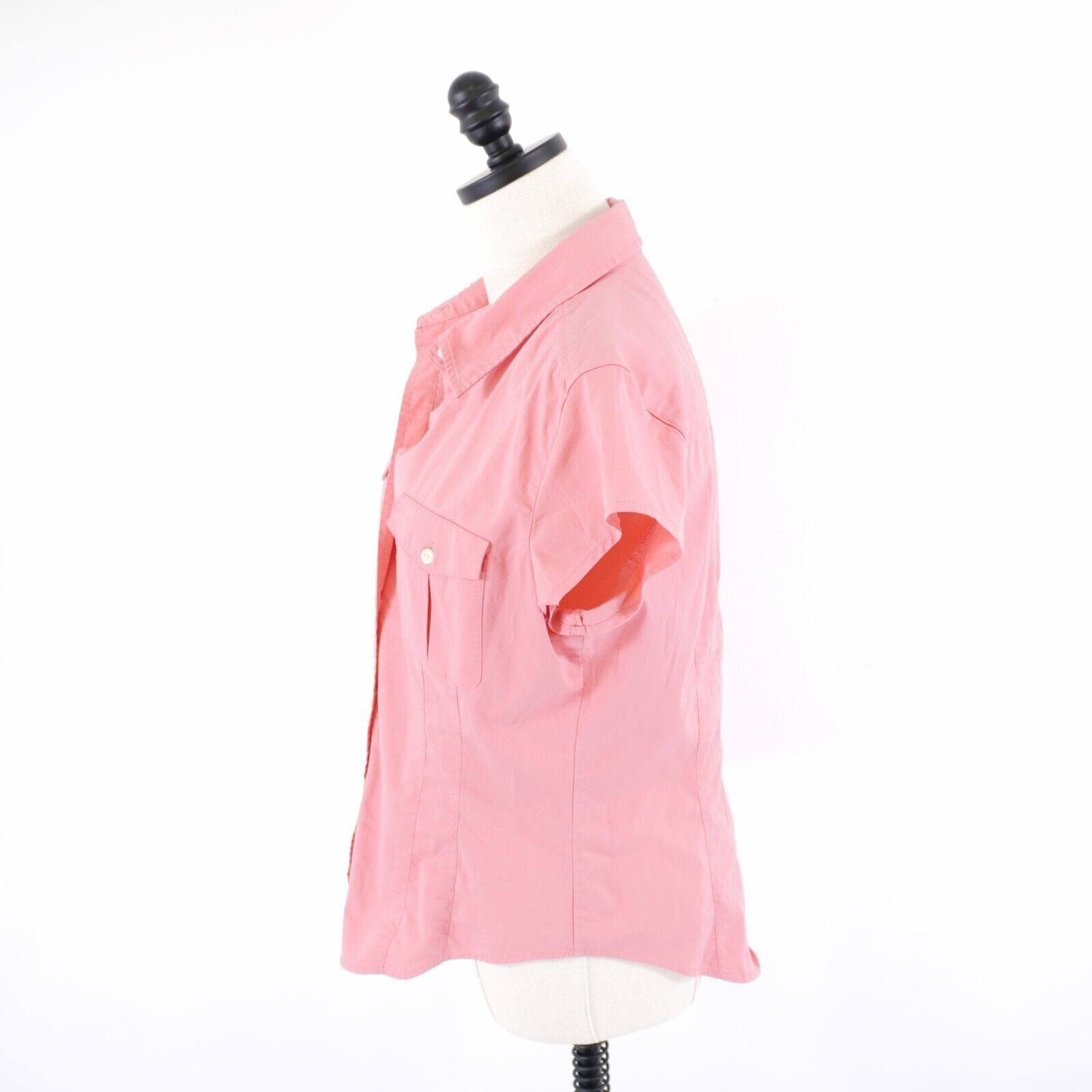 Designer New York & Company City Stretch Pink Large Collared Fitted B Size L / US 10 / IT 46 - 3 Thumbnail