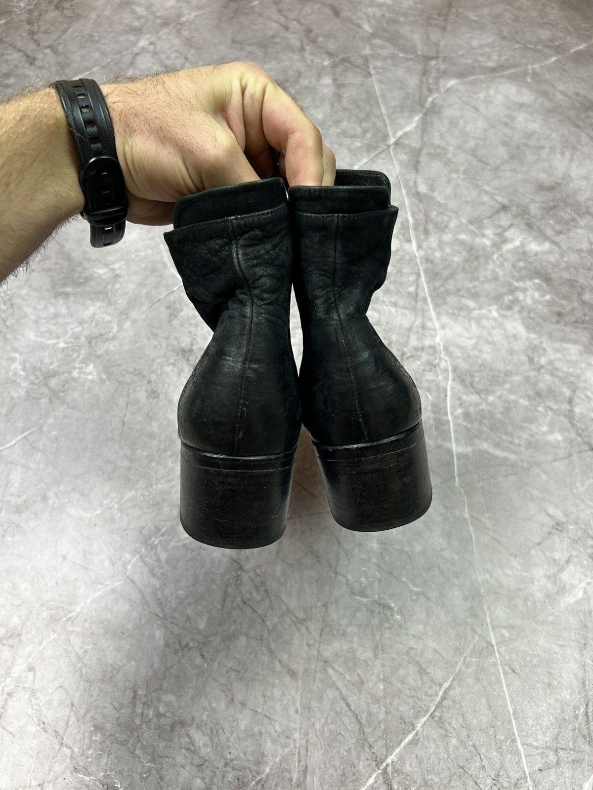 The Last Conspiracy The Last Conspiracy Black Soft Leather Ankle Boots Size 37 Size US 7 / IT 37 - 9 Thumbnail