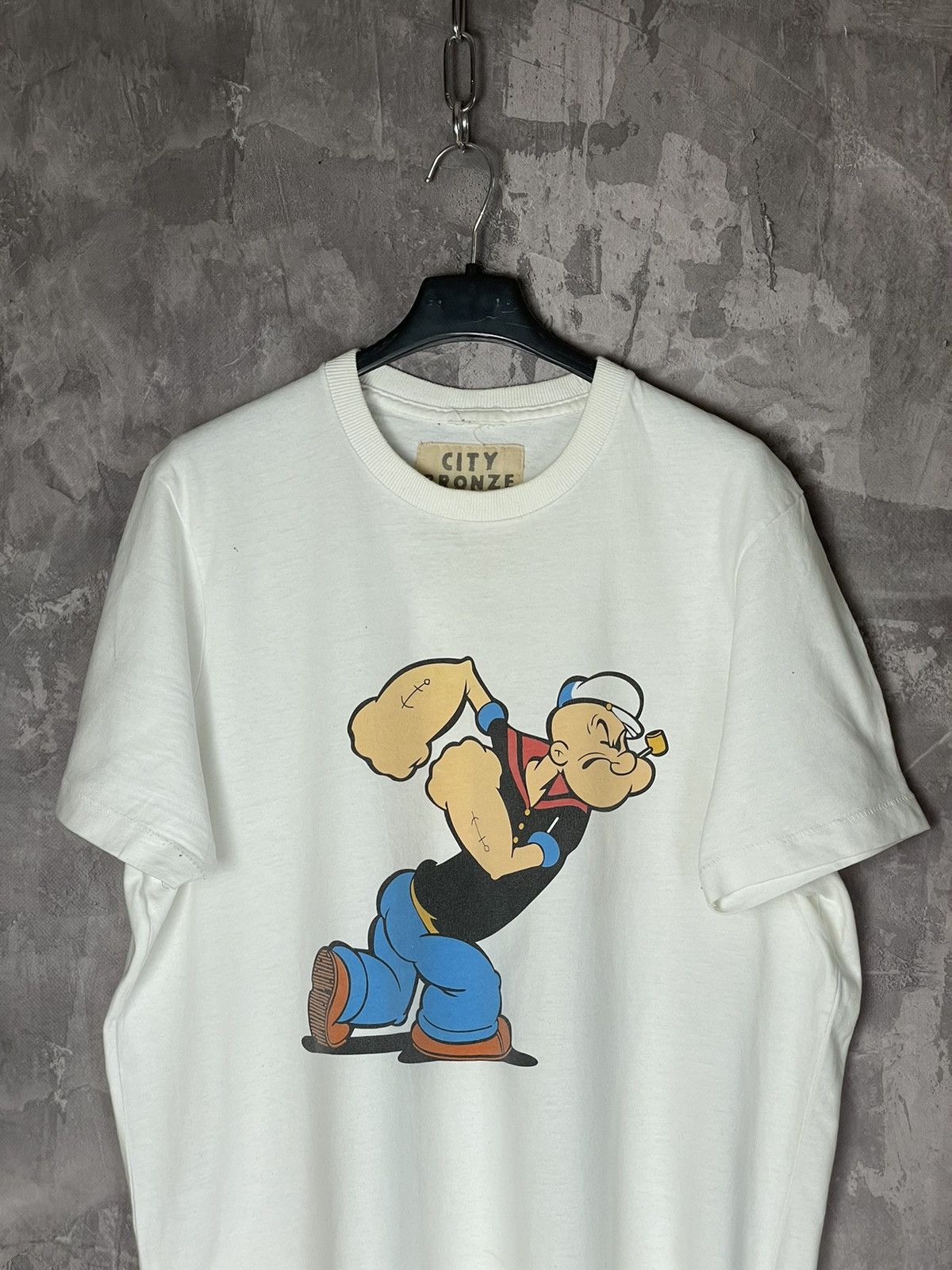 Cartoon Network × Vintage Vintage Popeye Movie Cartoon Humor Printed T shirt Size US XL / EU 56 / 4 - 2 Thumbnail
