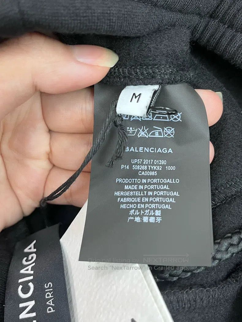 Balenciaga Balenciaga size M Cola Printed Black Pants Size US 27 - 5 Thumbnail