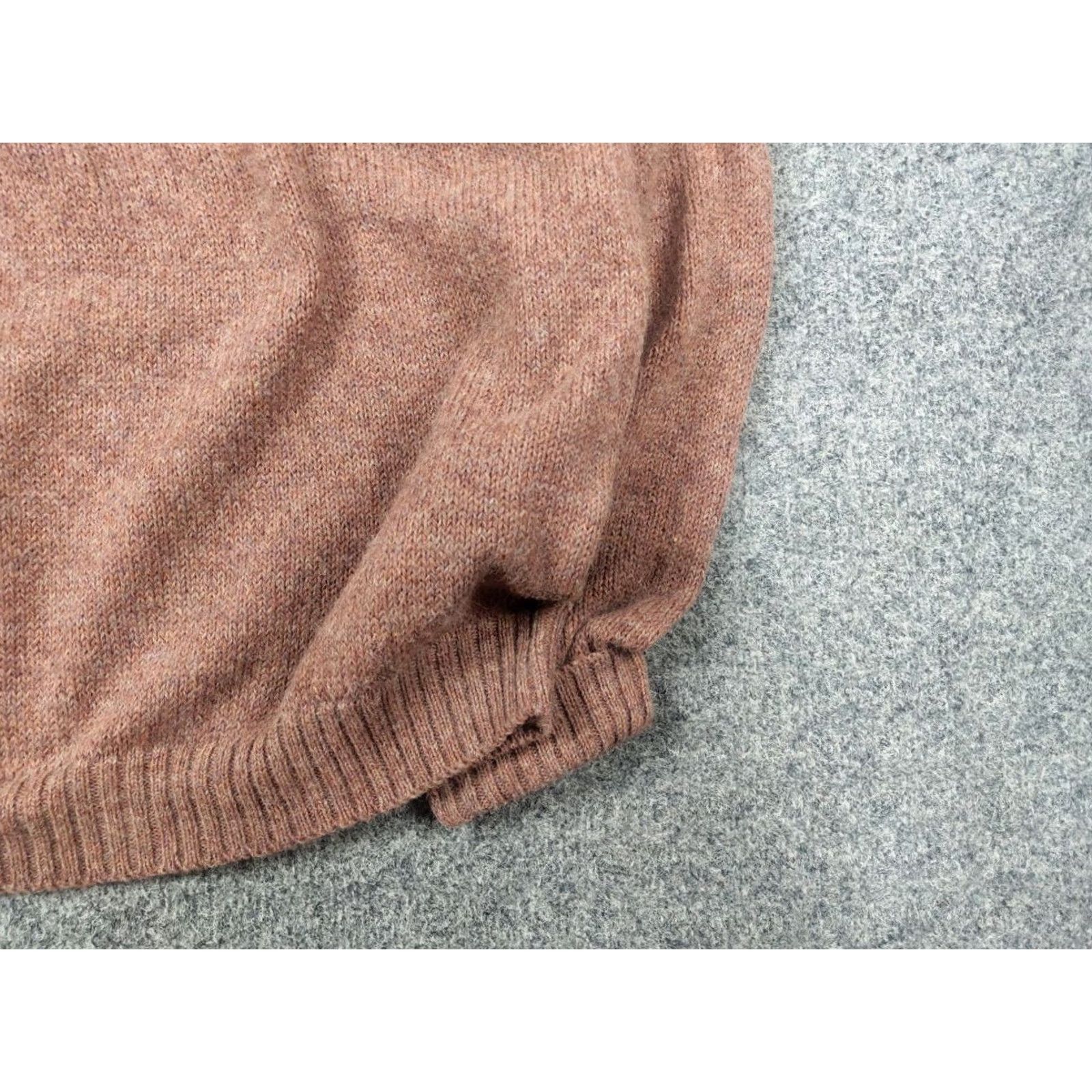 Valstar Valstar Milano Vintage Crew Alpaca Brown Knit Sweater, Check, 90s, Winter, Casual, Pullover, Long Sleeve, Size L, Men, Brown, Dry Clean Only Size US L / EU 52-54 / 3 - 6 Thumbnail