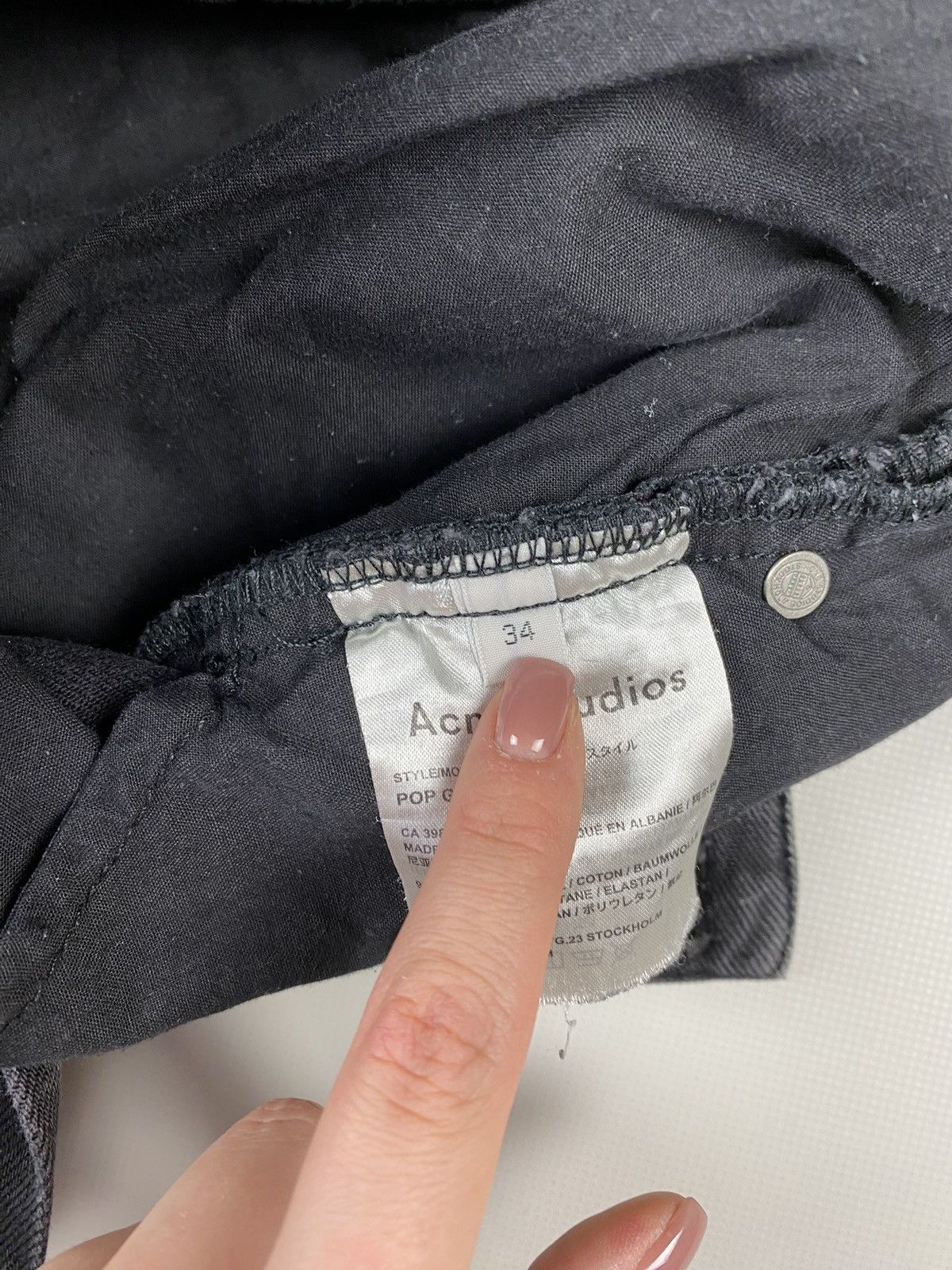 Acne Studios Acne Studios Pop Given Trash ladies distressed denim jeans Size 34" / US 12 / IT 48 - 15 Thumbnail