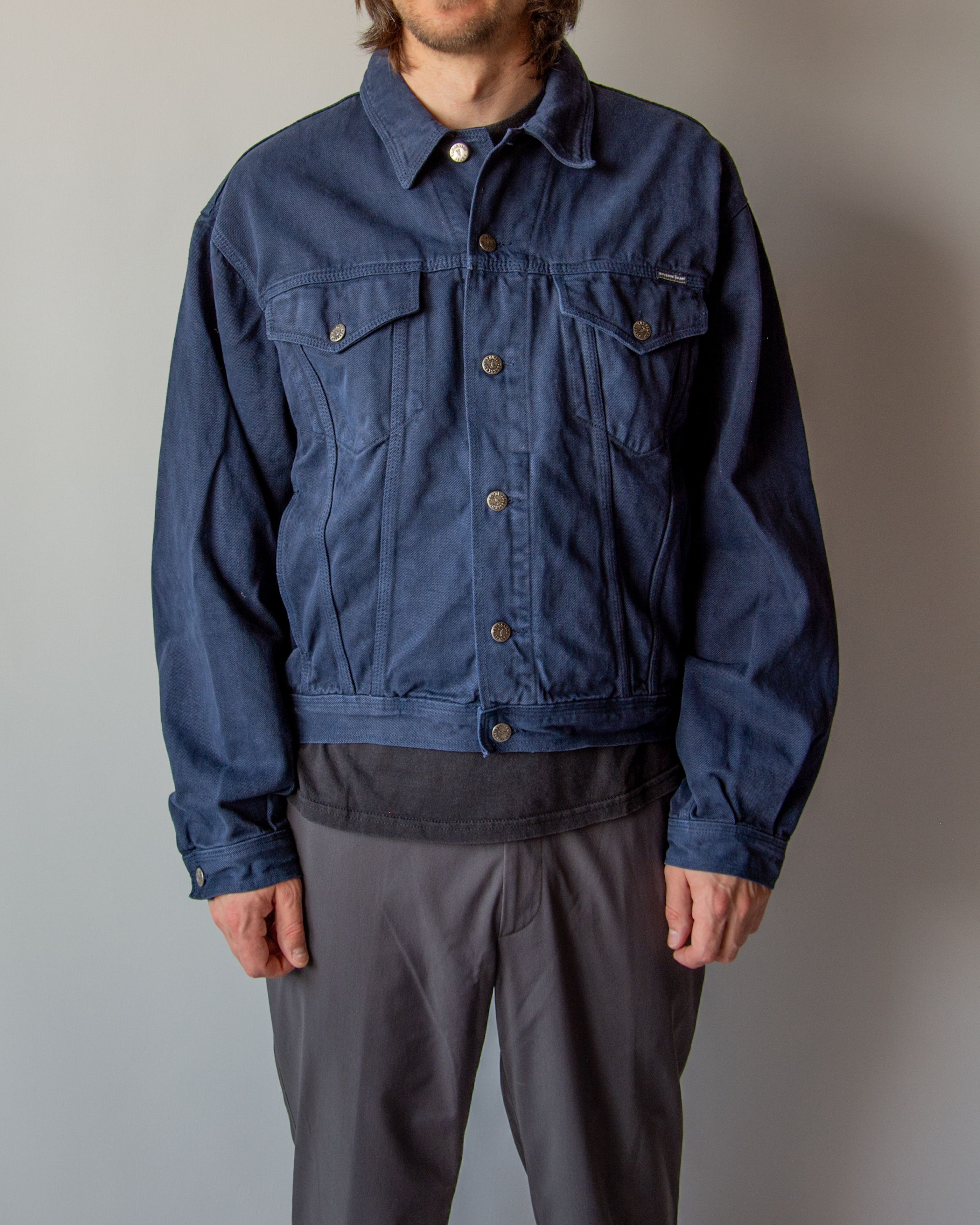 Trussardi Vintage Trussardi Denim Jacket Size US XL / EU 56 / 4 - 5 Thumbnail