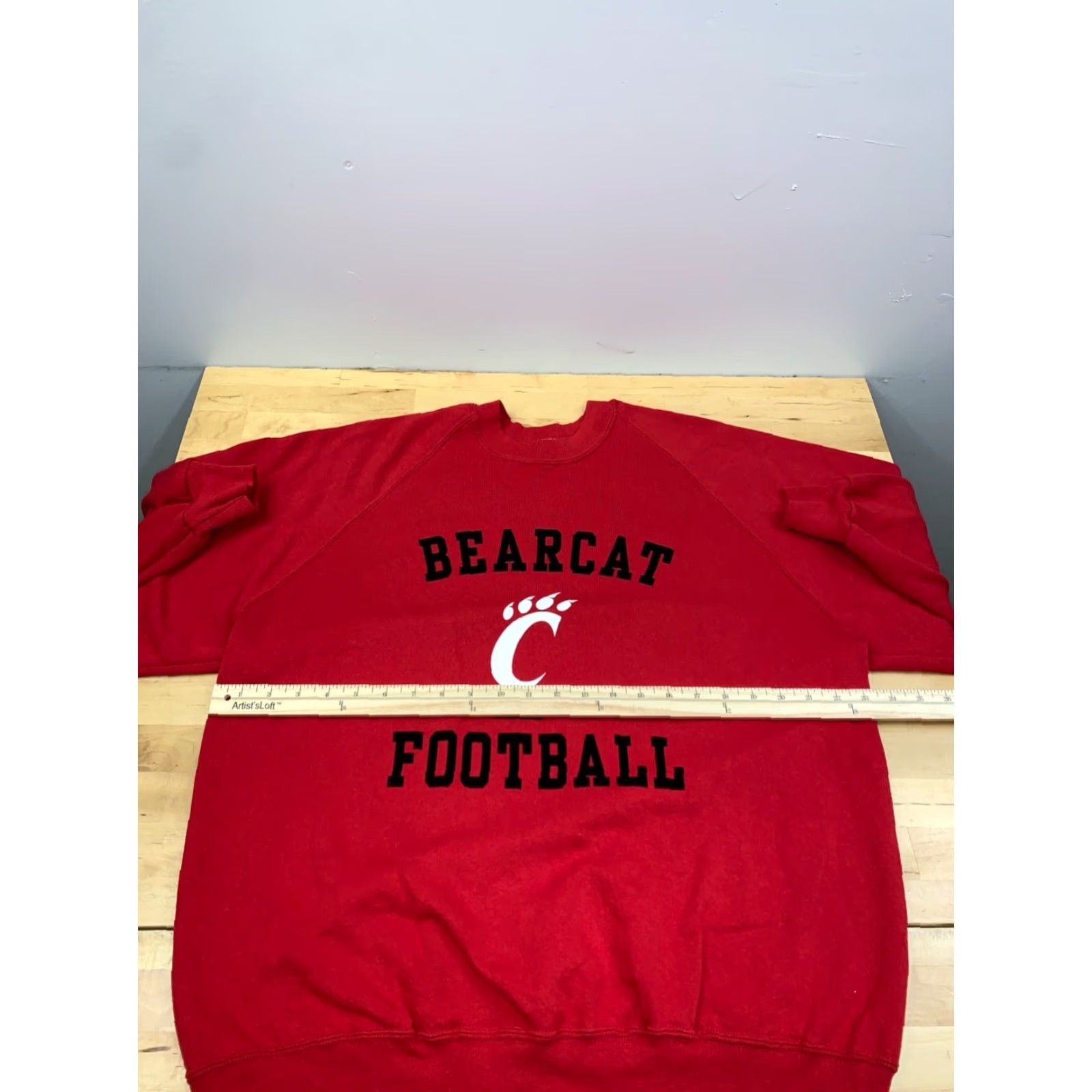 Jerzees VINTAGE Cincinnati Bearcats Sweatshirt Mens 2XL Red 90s Sports Pullover Graphic Print JERZEES Size US XXL / EU 58 / 5 - 5 Thumbnail