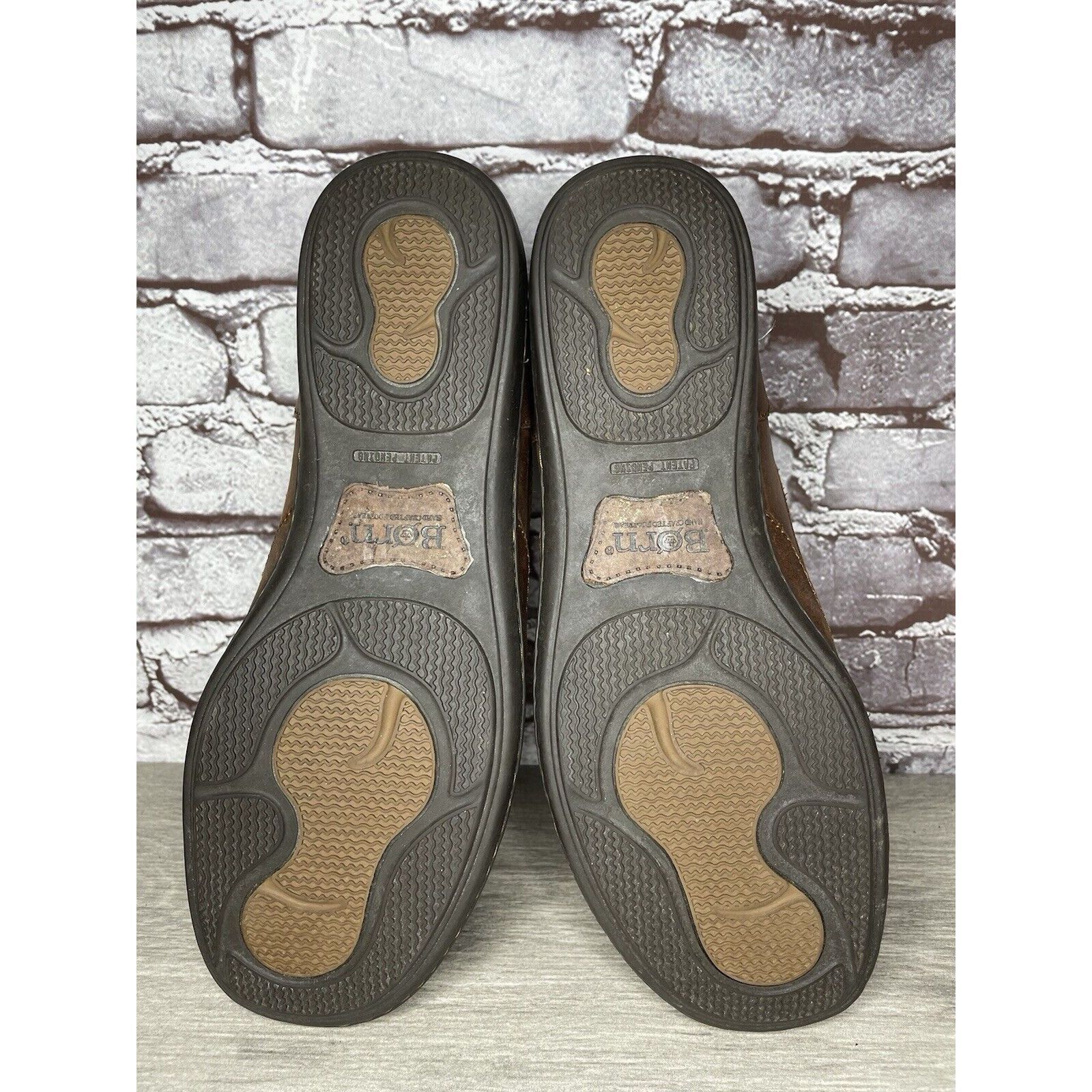 Born Born Handcrafted Brown Leather Casual Slip On Comfort Loafer Size US 11 / EU 44 - 12 Thumbnail