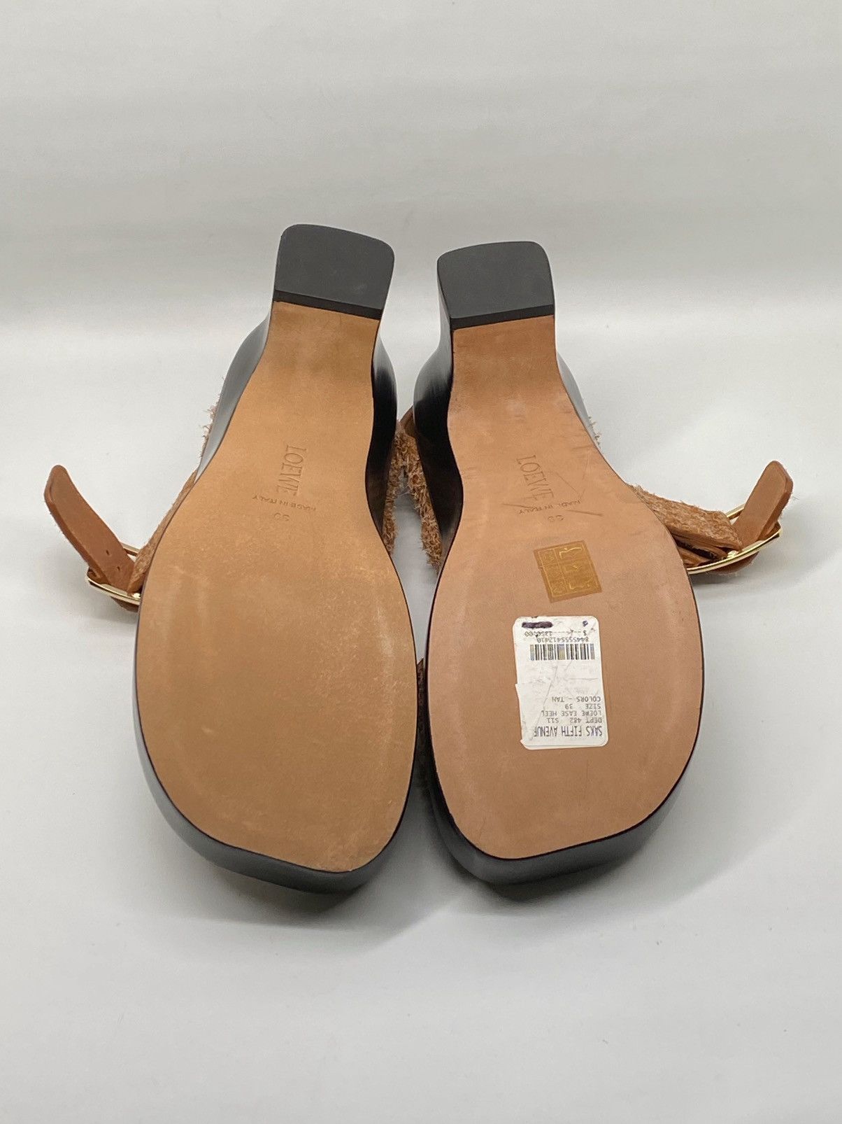 Loewe Loewe Ease heel suede sandal size 39 Size US 9 / IT 39 - 13 Thumbnail