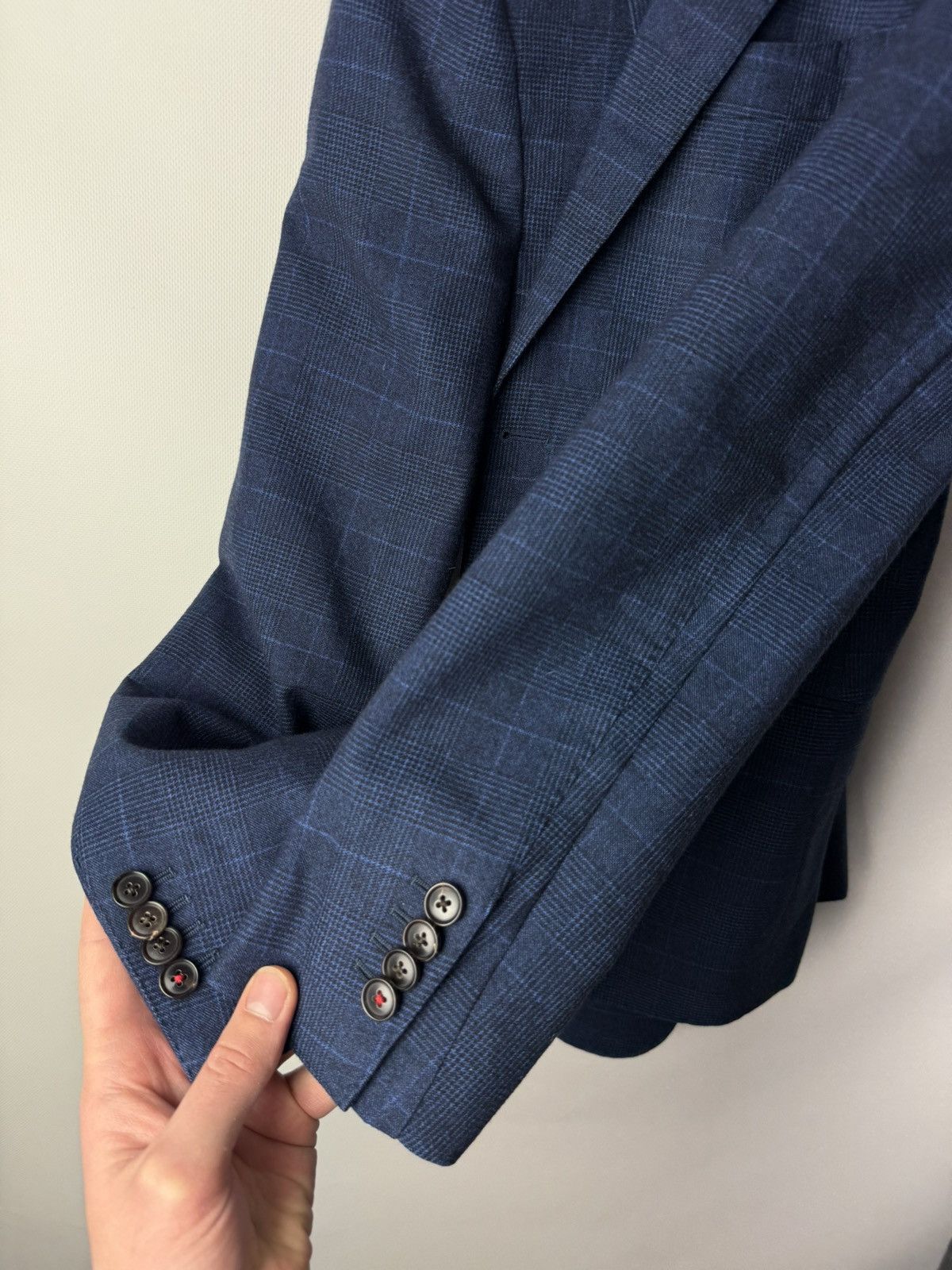 Suitsupply Suitsupply Carlo Barbera Wool Sienna Plaid Blazer Jacket Size 36R - 23 Thumbnail