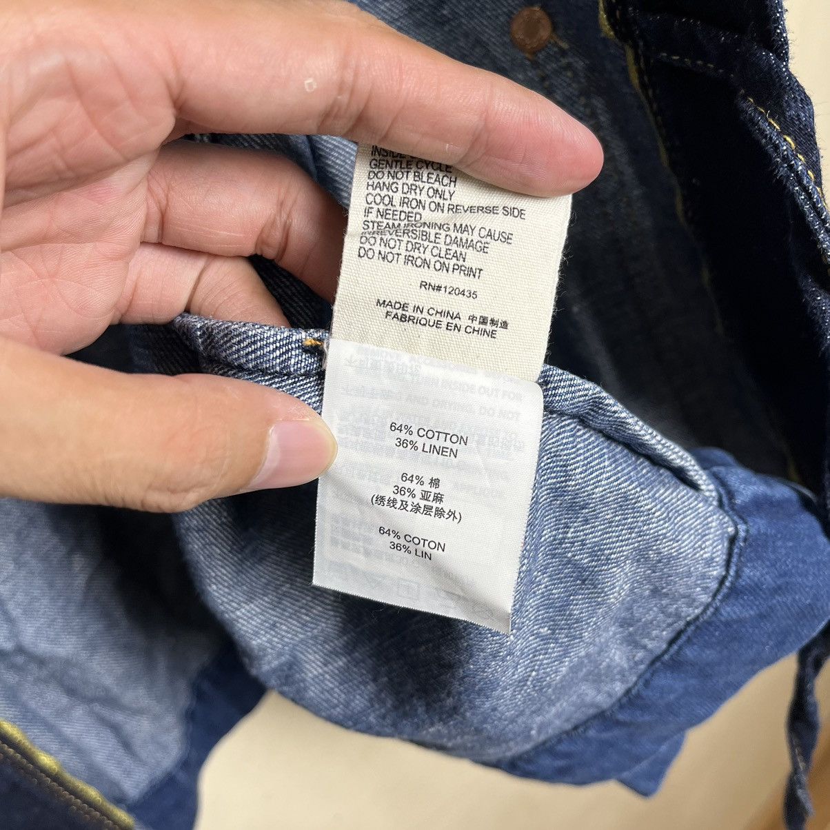 Evisu Evisu Discharged Daicock Insert Selvedge Denim Kimono Size US M / EU 48-50 / 2 - 13 Thumbnail