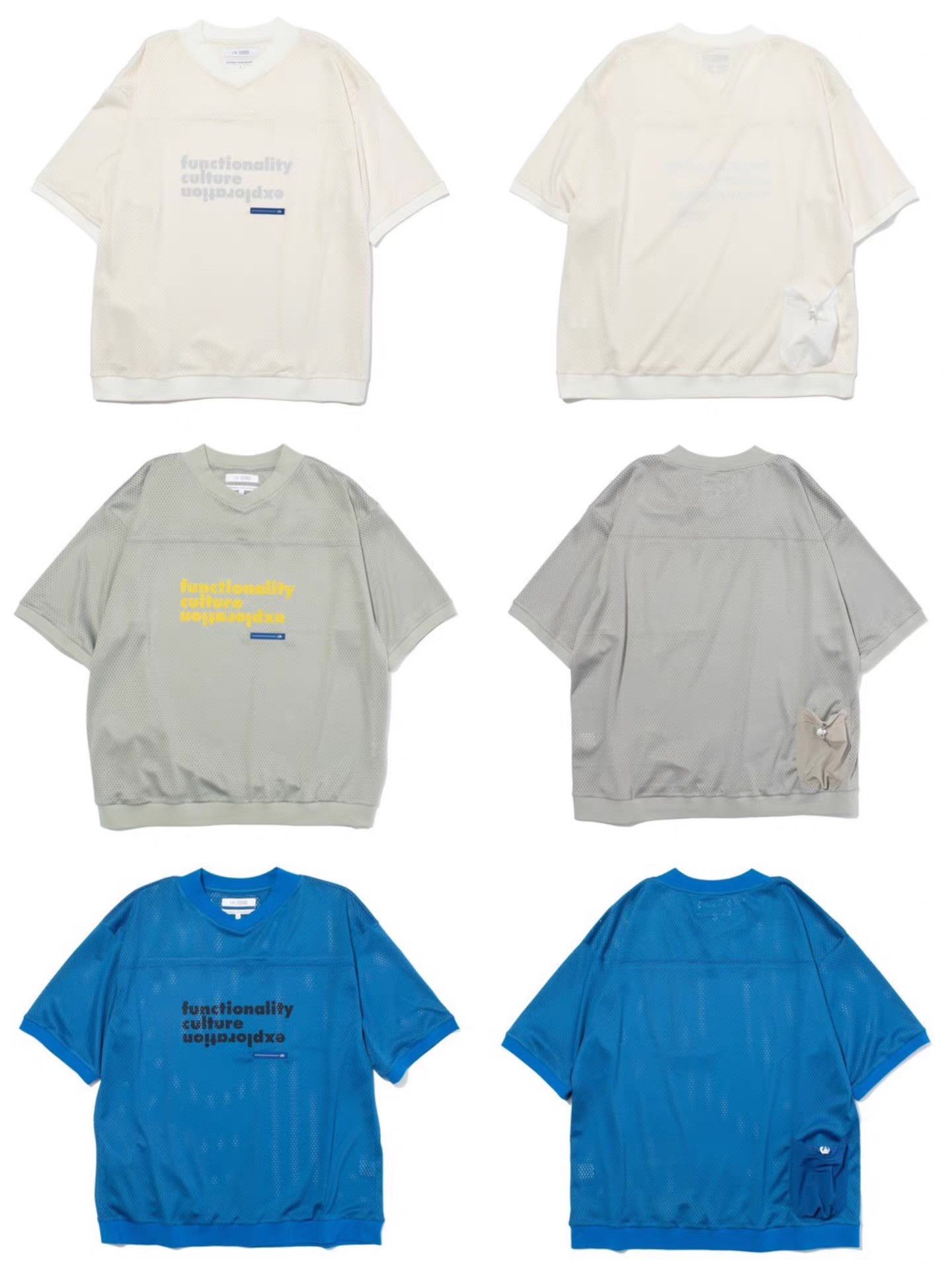 F/CE F/CE. MESH FCE PRINT TEE Unisex Mesh Printed T-Shirt Ｑ22 Size US M / EU 48-50 / 2 - 5 Thumbnail