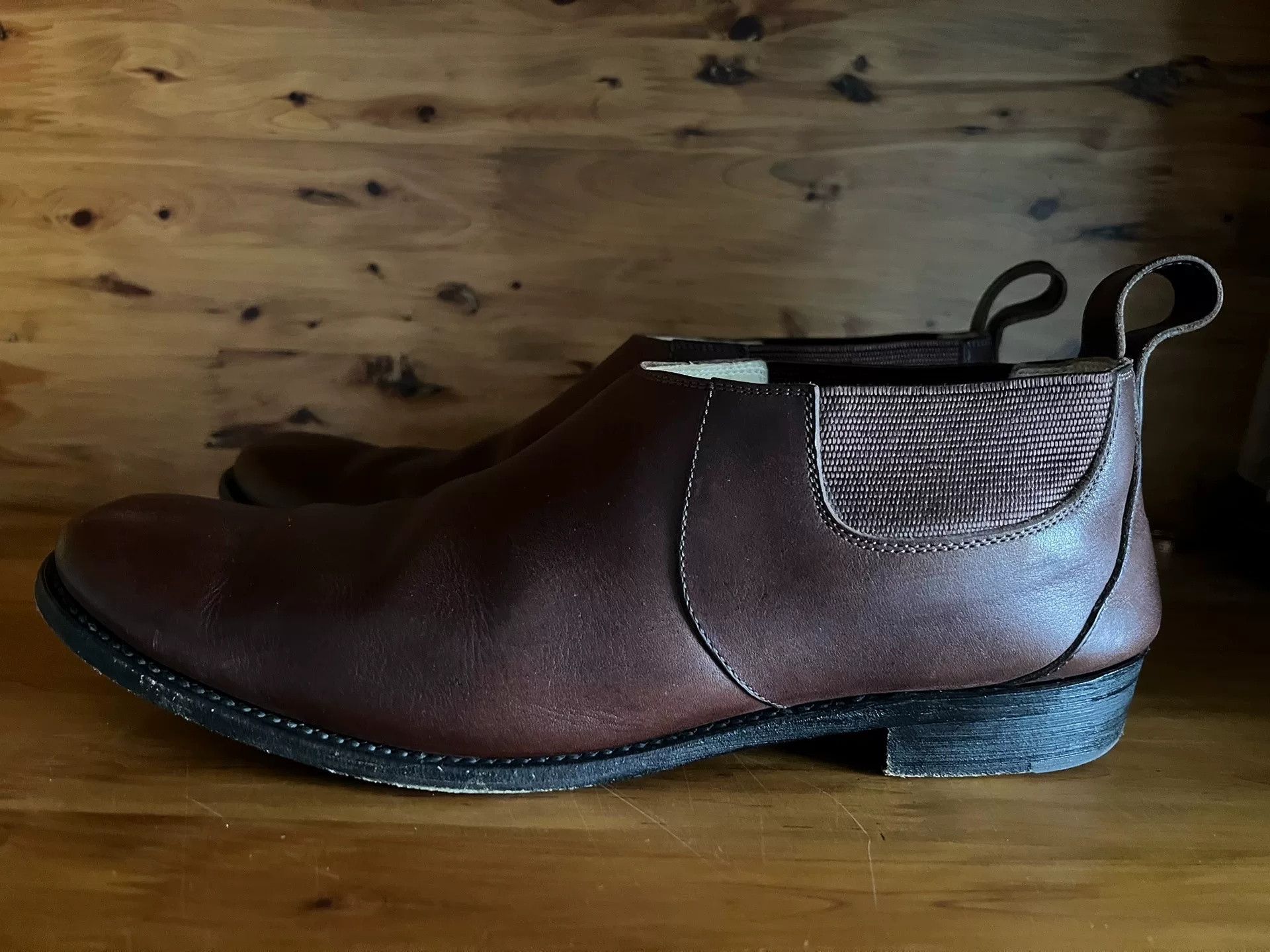 Arts & Science arts&science Handcrafted Brown Chelsea Boots Size US 10 / EU 43 - 1 Thumbnail