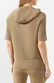 Loro Piana LORO PIANA Cotton short-sleeved hooded shirt Size S / US 4 / IT 40 - 8 Thumbnail