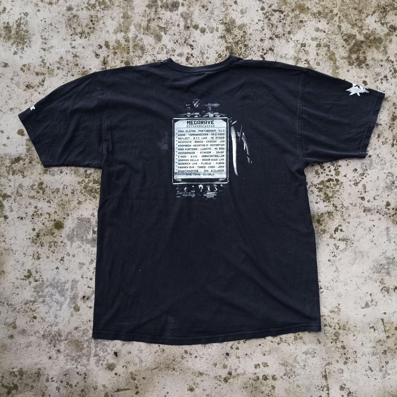 Vintage 00s Megarave Tshirt L Gabber Thunderdome Electronic Hardcore Size US L / EU 52-54 / 3 - 3 Thumbnail
