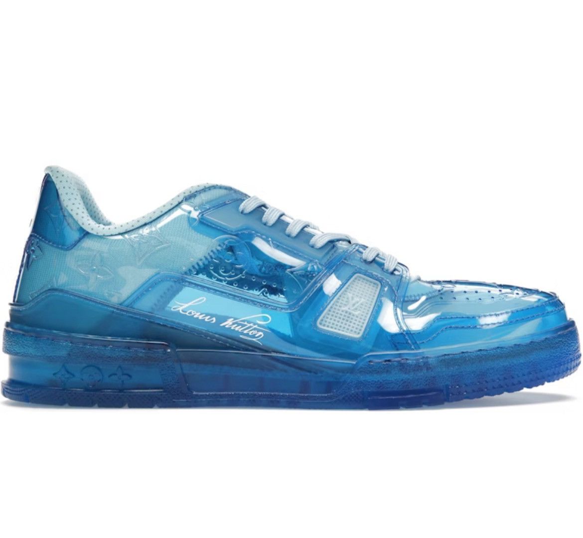 Louis Vuitton Louis Vuitton trainer blue transparent Size US 8 / EU 41 - 1 Thumbnail