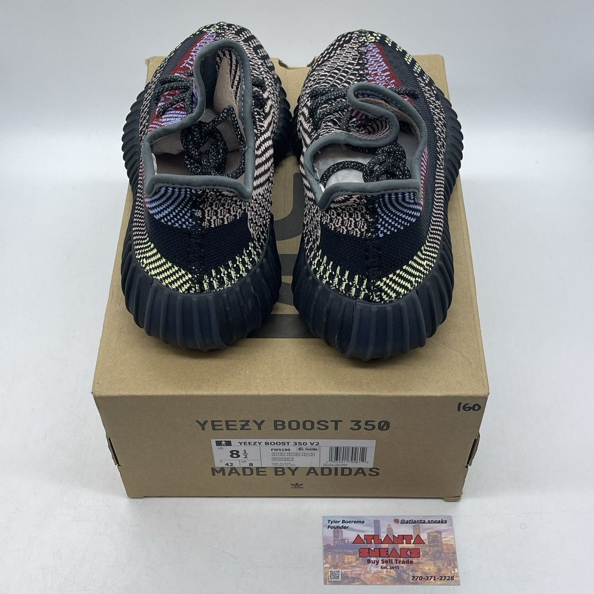 Adidas Yeezy boost 350 yeecheil non reflective Size US 8.5 / EU 41-42 - 6 Thumbnail