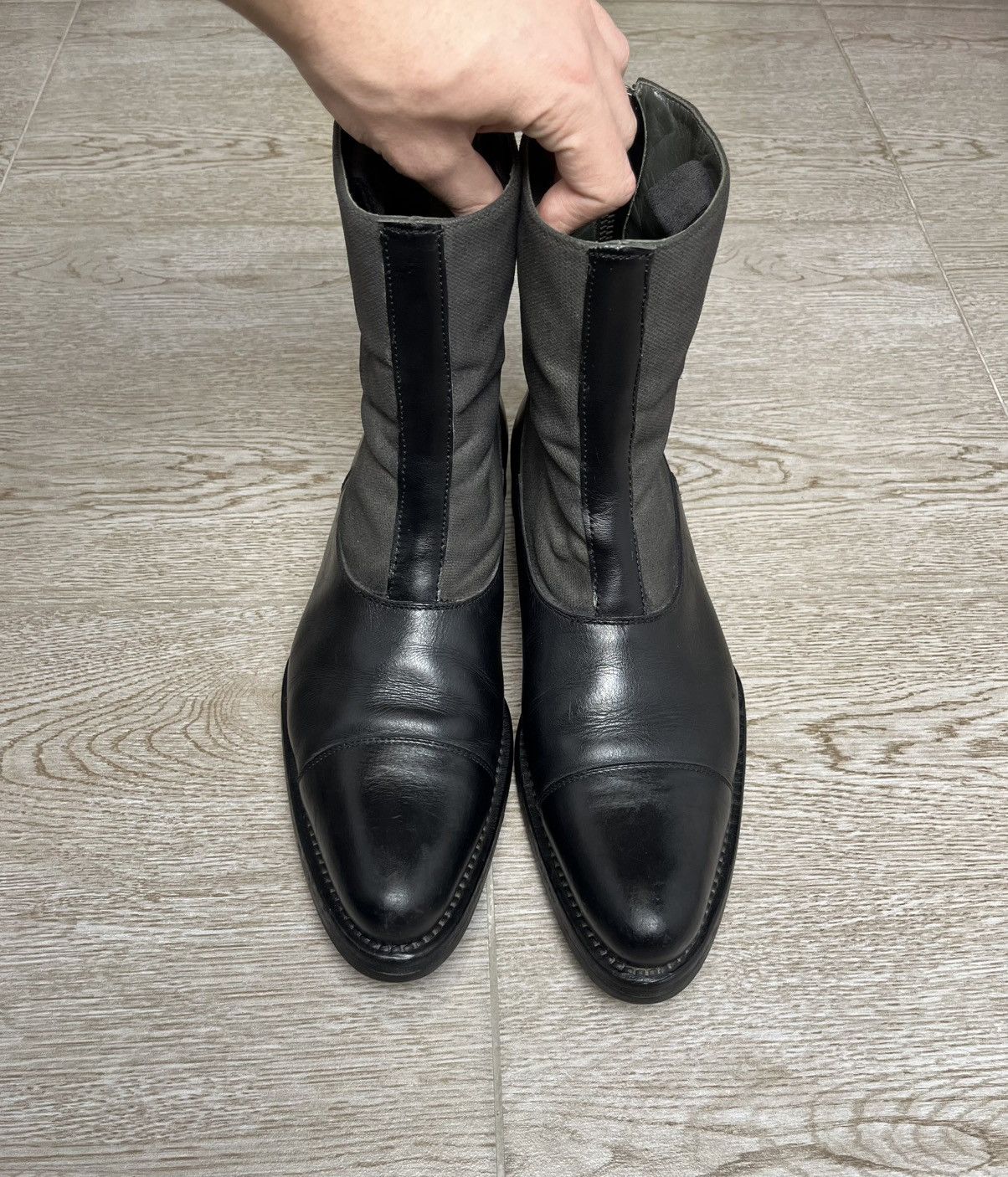 Miu Miu Miu Miu Leather Ankle Zip Guidi Style Boots 00s Size US 9.5 / EU 42-43 - 11 Thumbnail