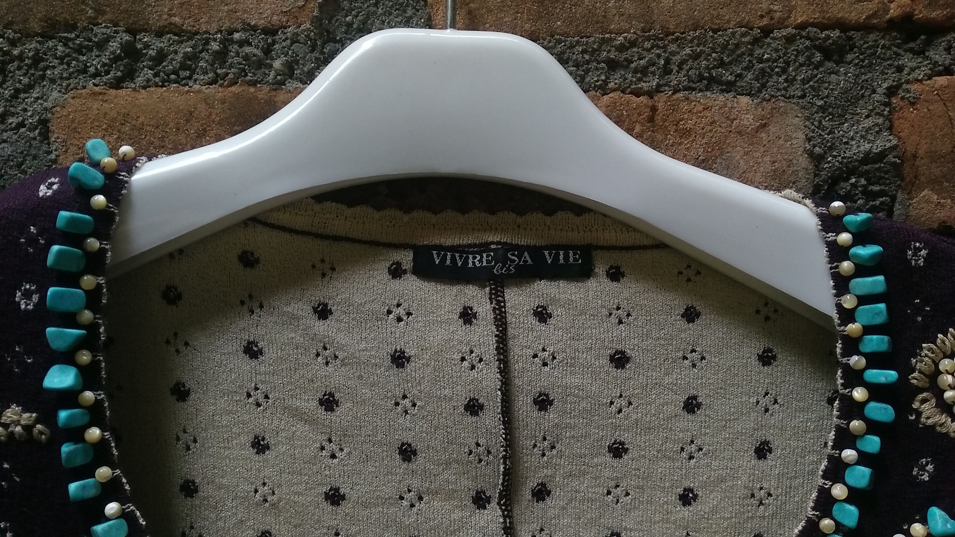 Japanese Brand × Vintage Native Sweaters Native Cardigans Japanese Vivre Sa Vie Size M / US 6-8 / IT 42-44 - 3 Thumbnail