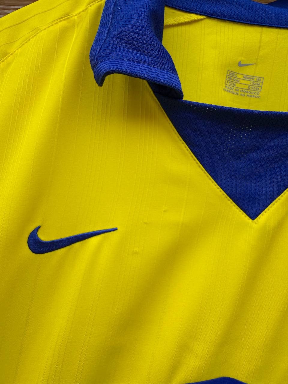 Nike ARSENAL LONDON 2003/2004 FOOTBALL SHIRT JERSEY AWAY NIKE Size US L / EU 52-54 / 3 - 4 Thumbnail