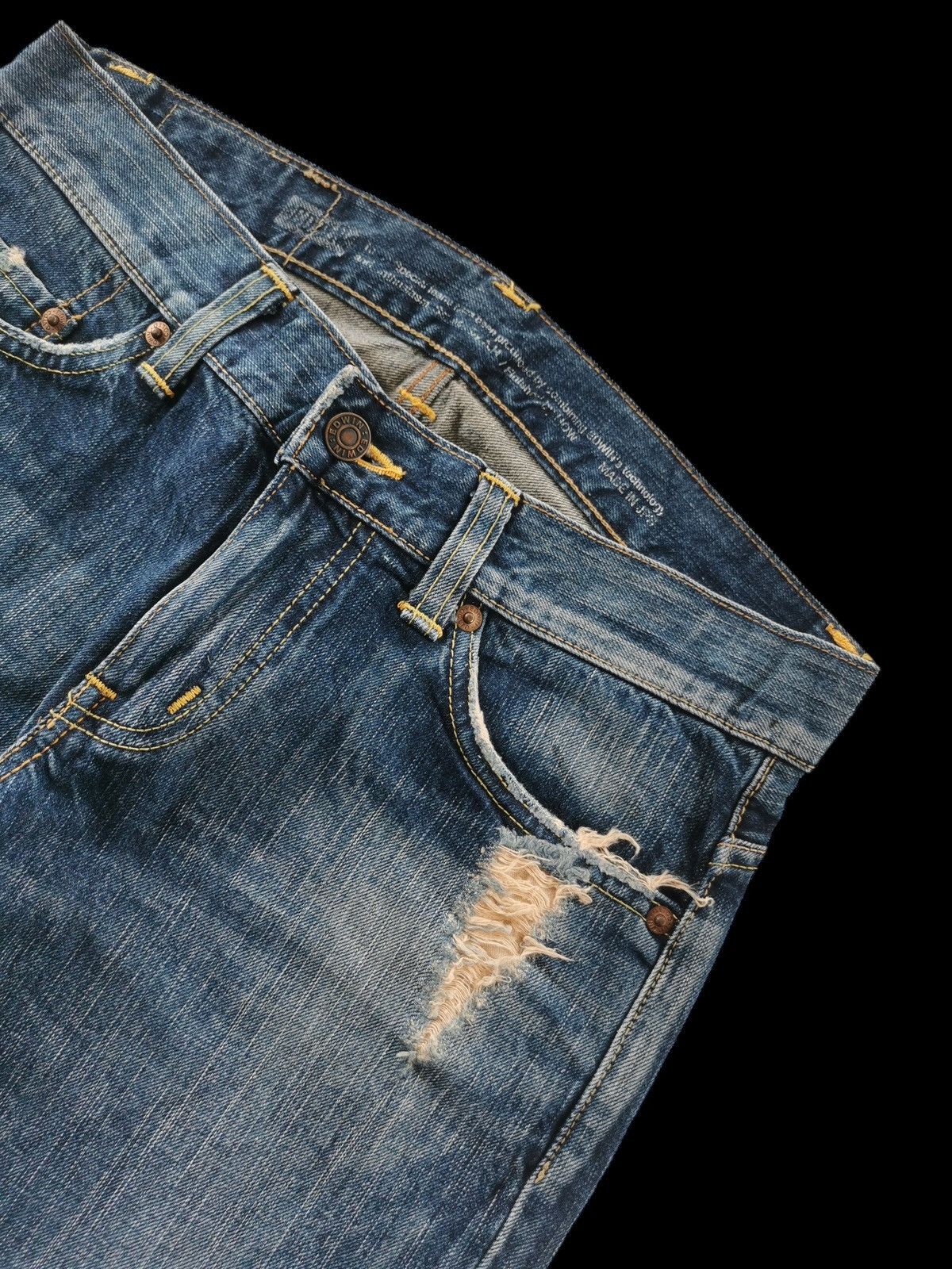 Tornado Mart Edwin bell-bottom denim jeans style tornado mart Size 30" / US 8 / IT 44 - 4 Thumbnail