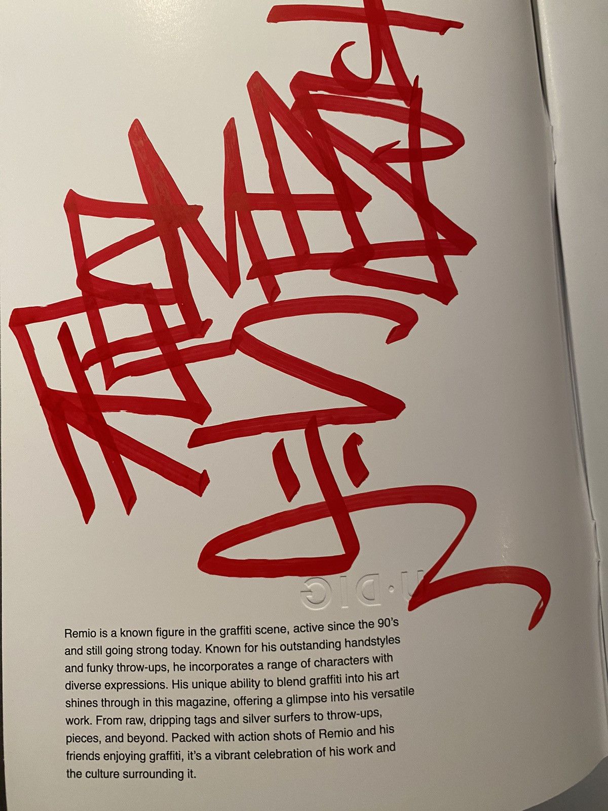 Alife Remio autographed signed graffiti Zine volume one Size ONE SIZE - 2 Thumbnail