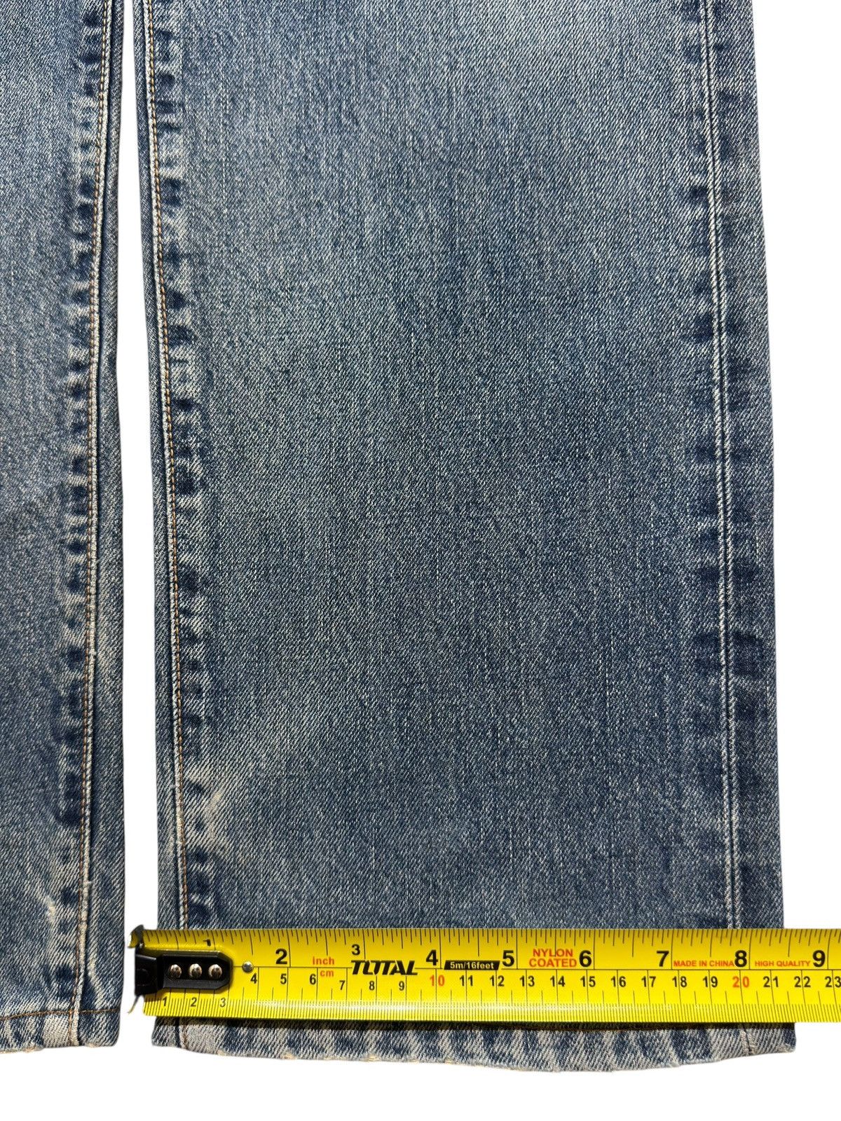 Vintage 90s Edwin 505xx Selvedge Blue Faded Wash Distressed