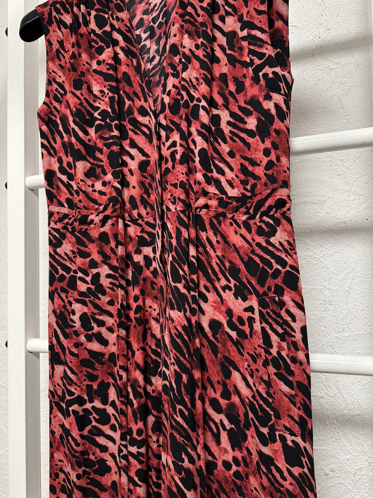Allsaints × Dior AllSaints Red Leopard Print Dress size XS Size XS / US 0-2 / IT 36-38 - 3 Thumbnail