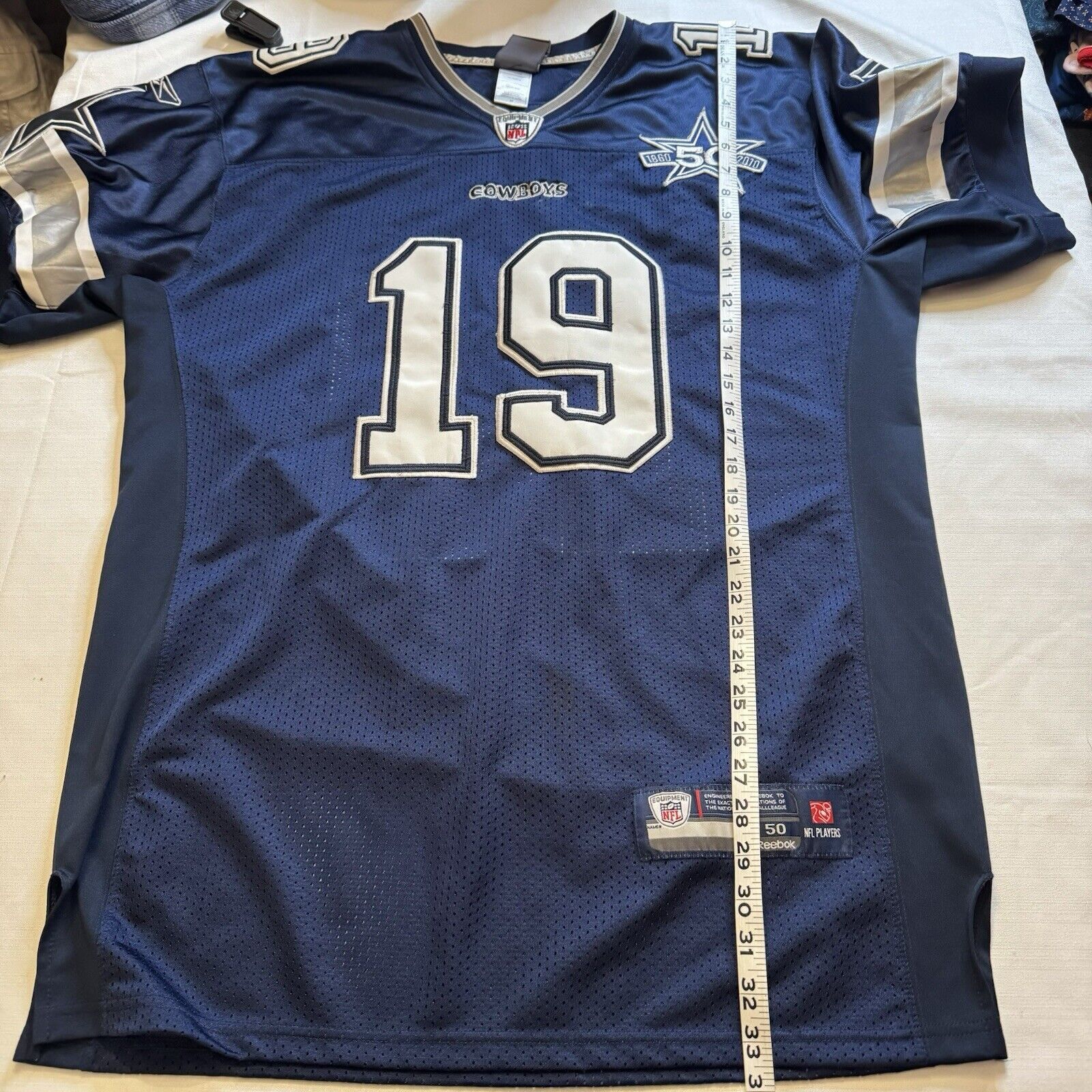 Reebok Dallas Cowboys Austin Jersey Mens 50 Reebok 50th Anniversary Size US L / EU 52-54 / 3 - 13 Thumbnail