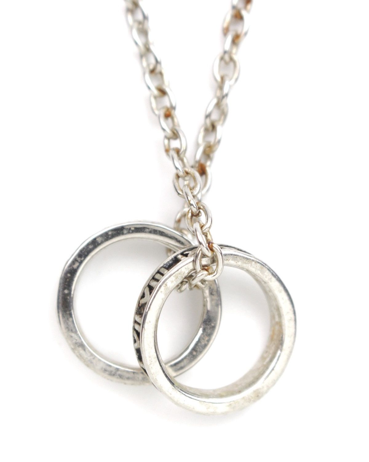 Hysteric Glamour 2000S JAPANESE MADE INTERLOCKING ROMAN CIRCLE NECKLACE Size ONE SIZE - 5 Thumbnail