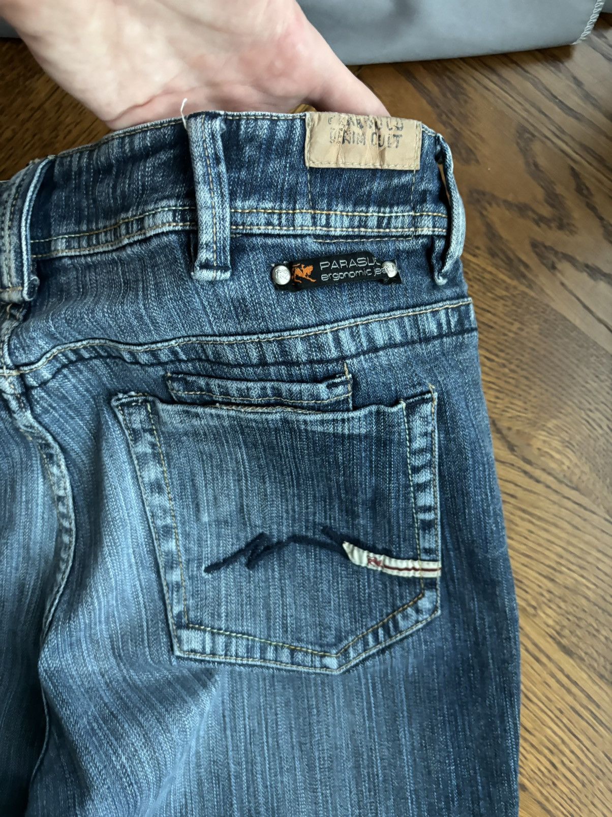 Parasuco × Rocawear × Vintage 1990s Vintage Parasuco Jeans 2000s Y2K Denim Punk Faded Goth Size US 32 / EU 48 - 5 Thumbnail