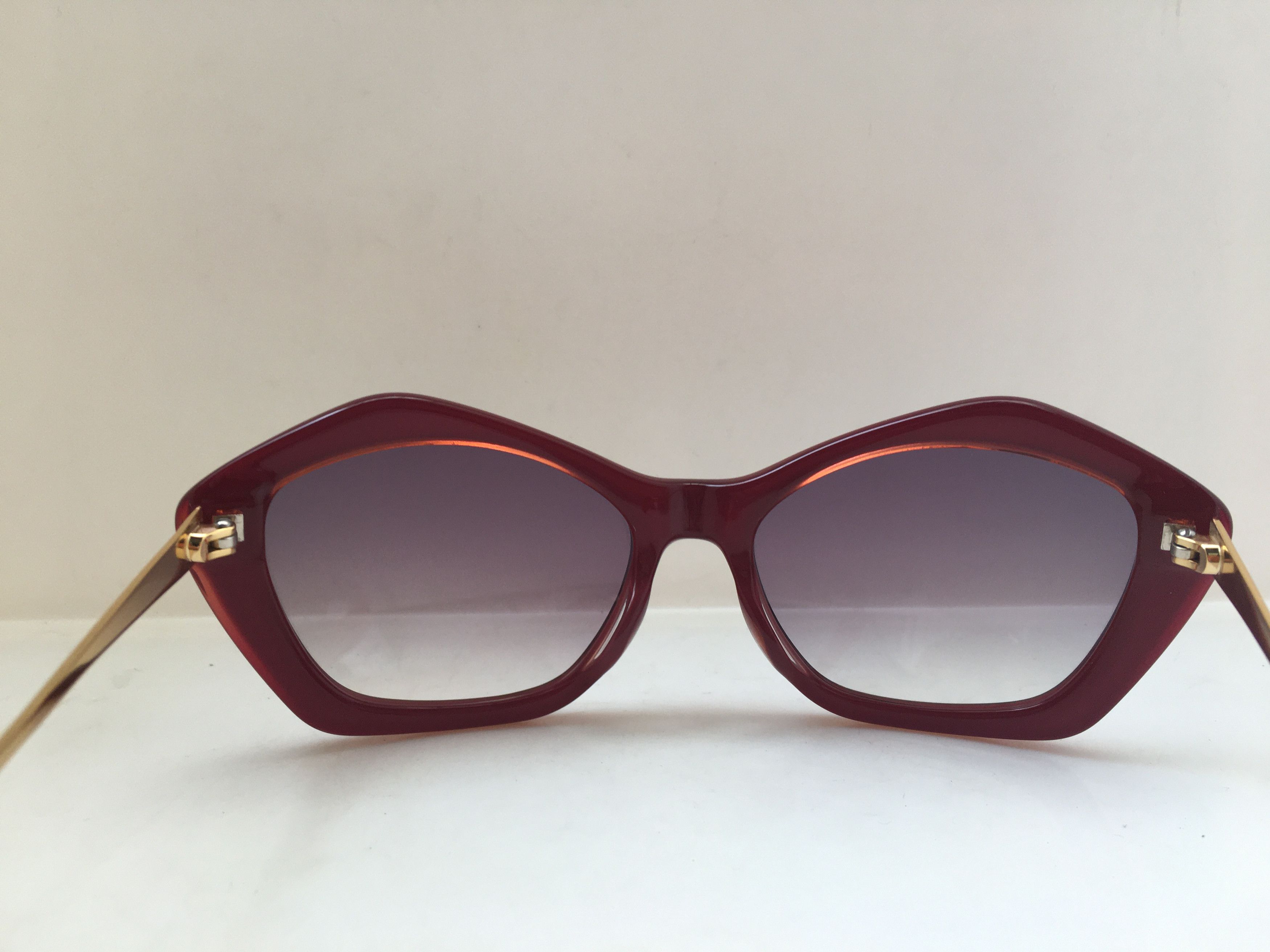 Other Reddish Purple Cateye Diva Sunglasses Frame Size ONE SIZE - 4 Thumbnail