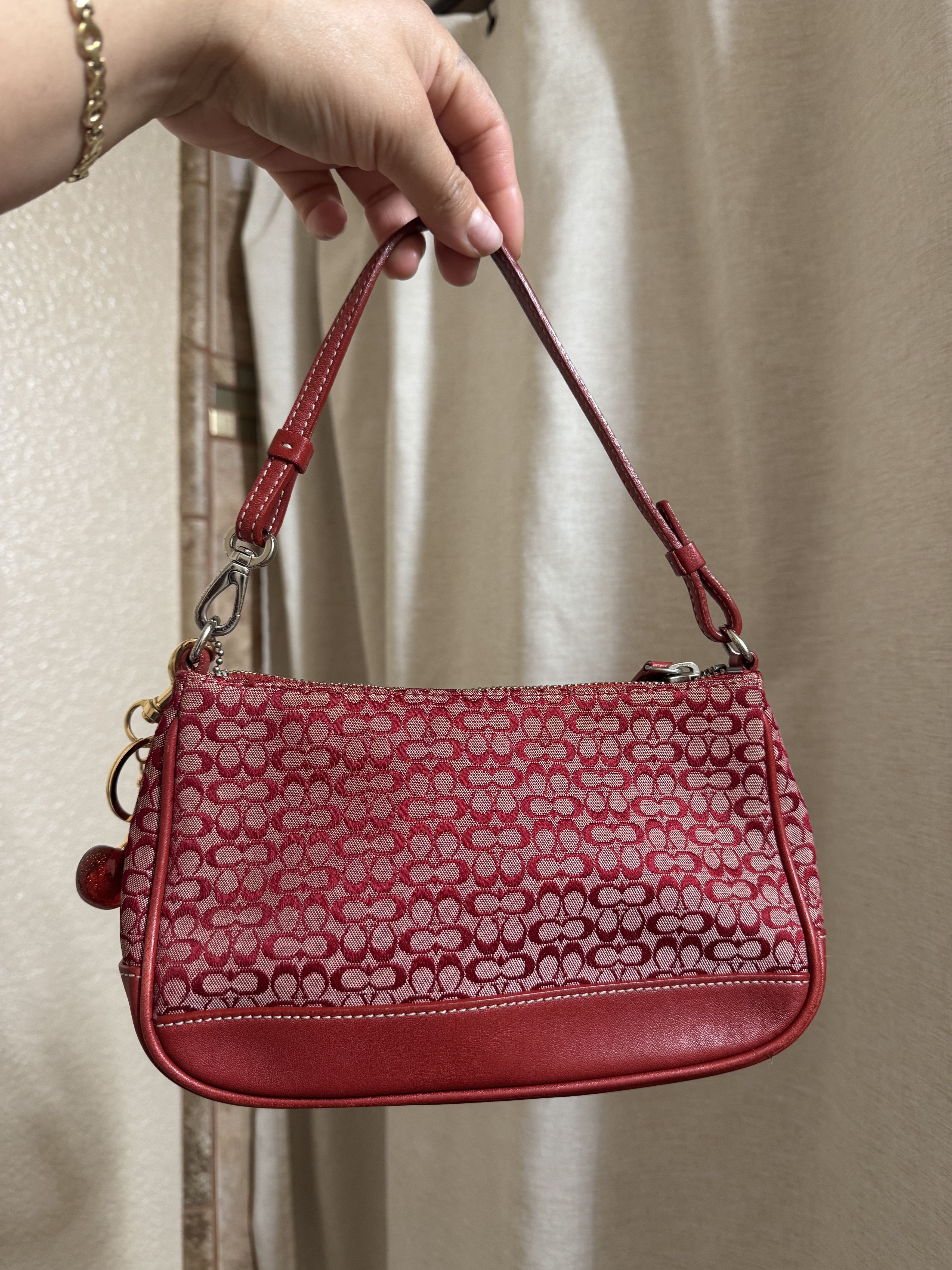 Coach Red small coach Demi shoulder bag Size ONE SIZE - 2 Thumbnail