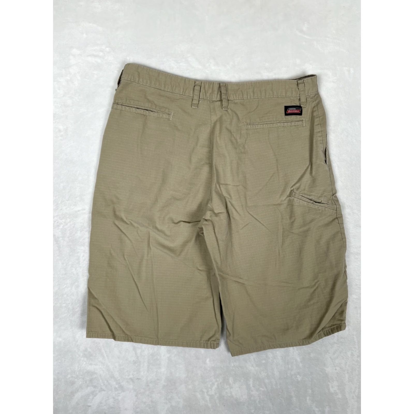 Dickies Dickies Shorts Mens 4 Tan Ripstop Loose Fit Utility Outdoors Workwear Y2K Skate Brown Cotton Pockets Chino Summer Spring Regular 34 Mens Size US 34 / EU 50 - 6 Thumbnail