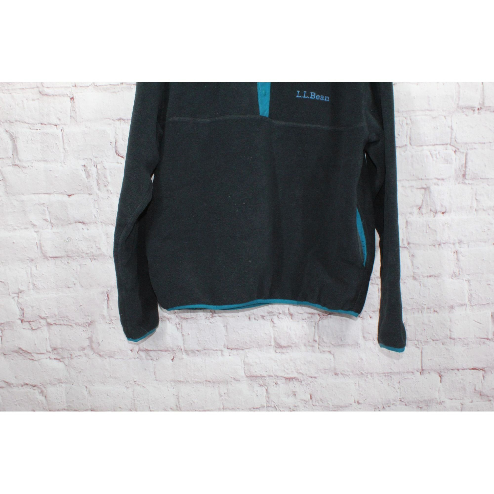 L.L. Bean LL Bean Bean's Classic Fleece Pullover Sweater Size L / US 10 / IT 46 - 3 Thumbnail