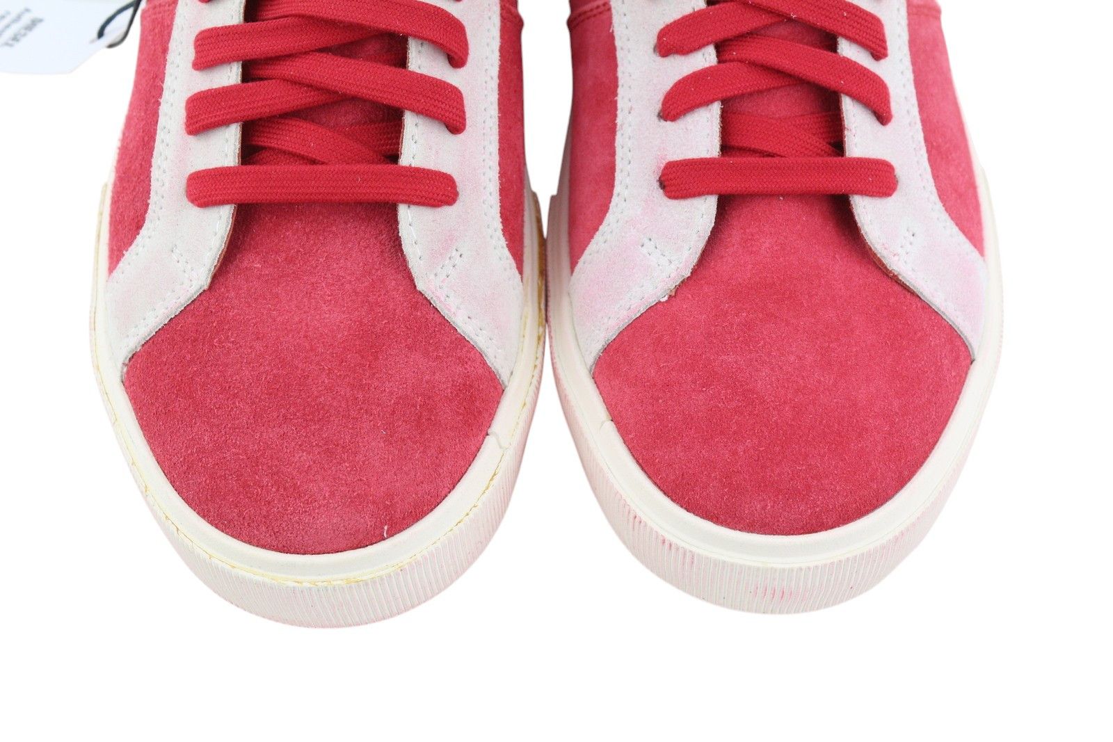 Diesel S-MYDORI LC EU43 Red Suede Leather 41536 Size US 10 / EU 43 - 3 Thumbnail