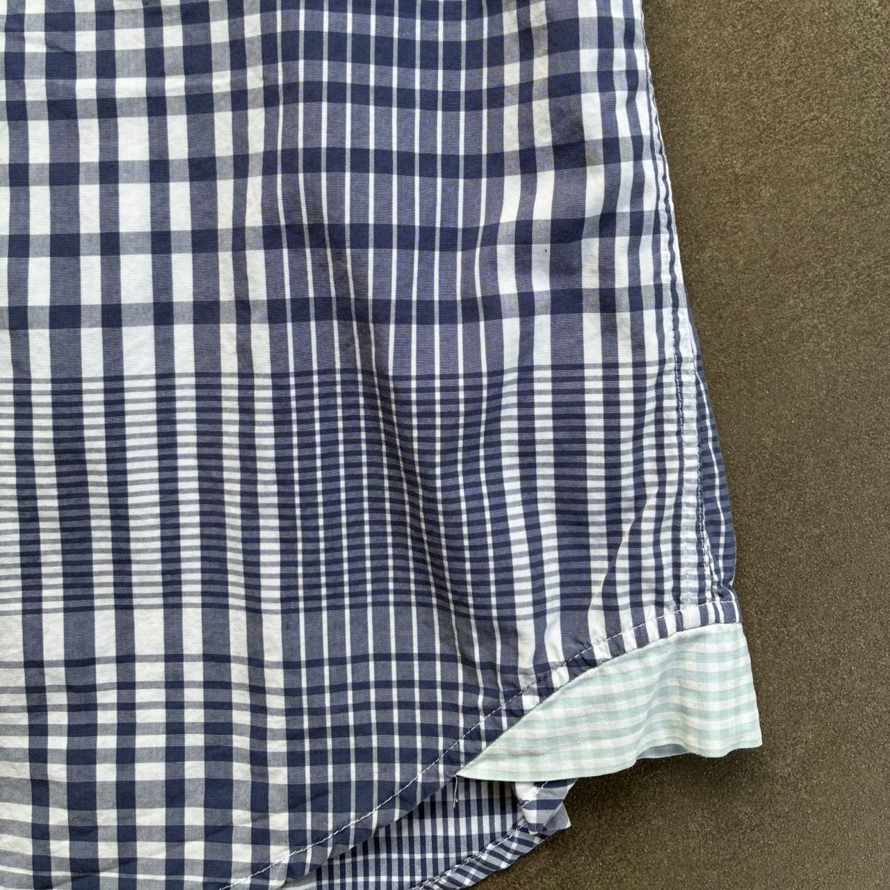 Hugo Boss Hugo Boss green label check pattern button up shirt Size US XL / EU 56 / 4 - 4 Thumbnail