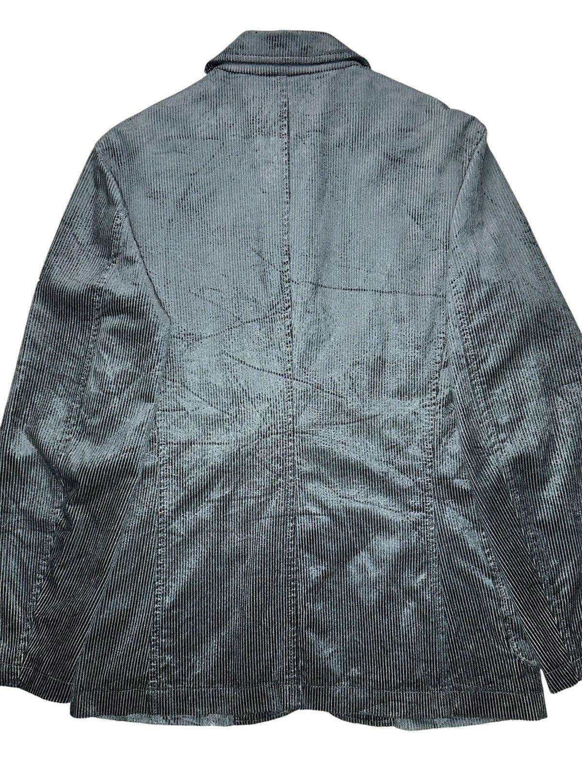 Emporio Armani Emporio Armani Black Corduroy Blazer Jacket Size 40R - 4 Thumbnail