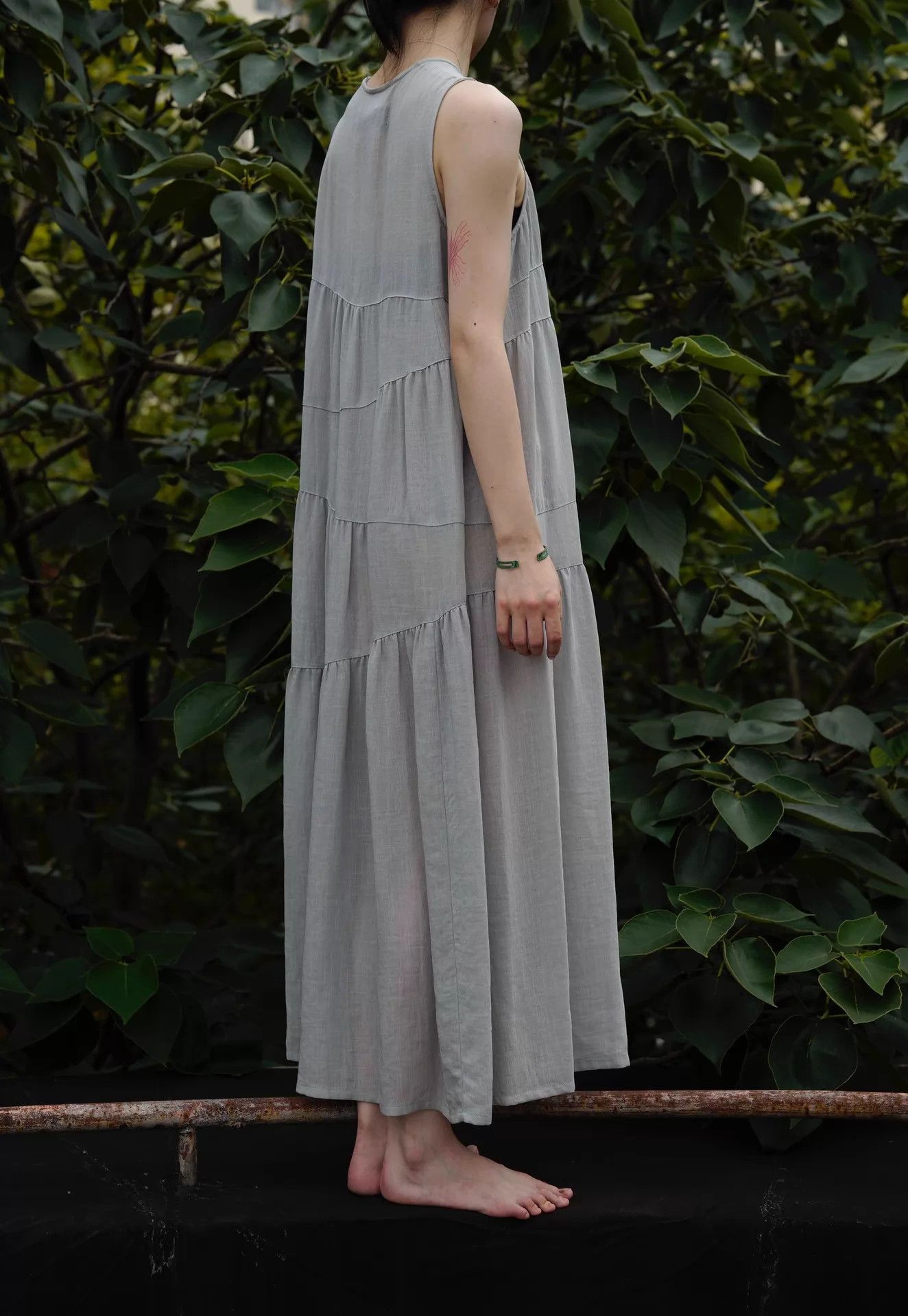 Comme des Garcons CDG 1993 tricot gray sleeveless dress free size Size ONE SIZE - 7 Thumbnail