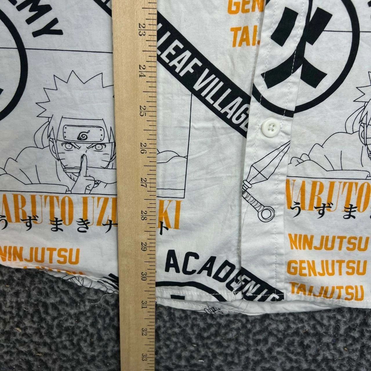 Other Naruto Shippuden Button Up Shirt Men XL Ninja Academy Cotton Size US XL / EU 56 / 4 - 4 Thumbnail