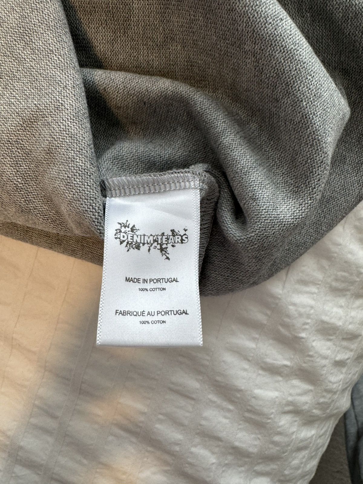 Cactus Plant Flea Market × DENIM TEARS Cactus Tears Tee Grey Size US XXL / EU 58 / 5 - 5 Thumbnail